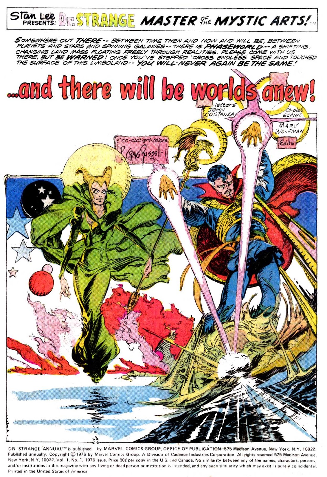 Doctor Strange (1974) issue Annual - Page 2