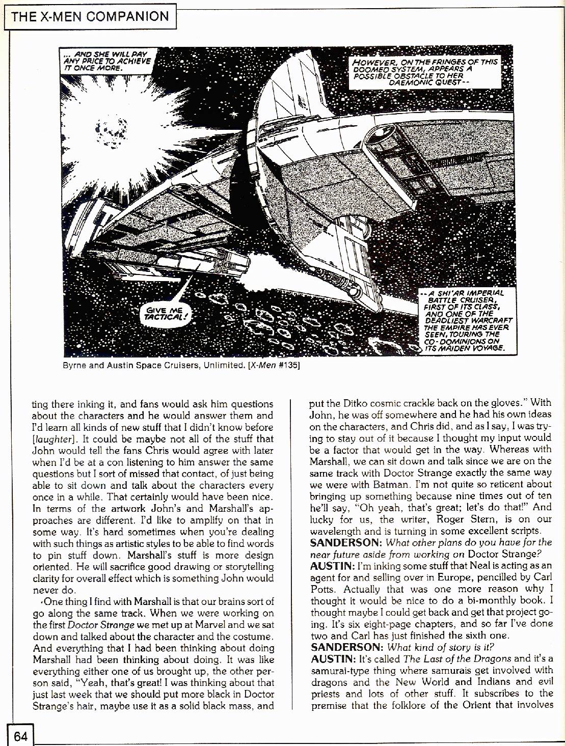 Read online The X-Men Companion comic -  Issue #2 - 64