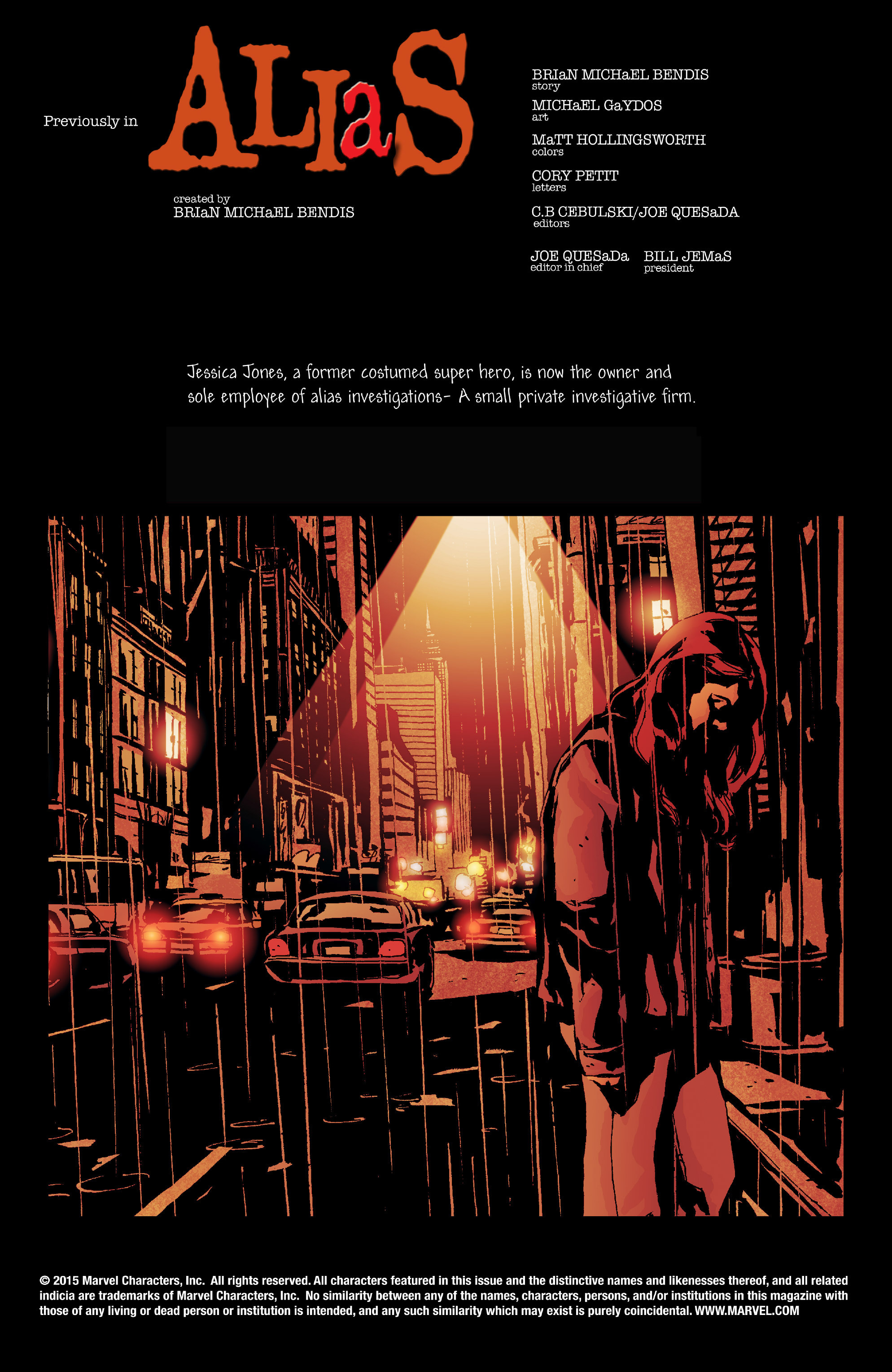 Read online Alias comic -  Issue #17 - 2