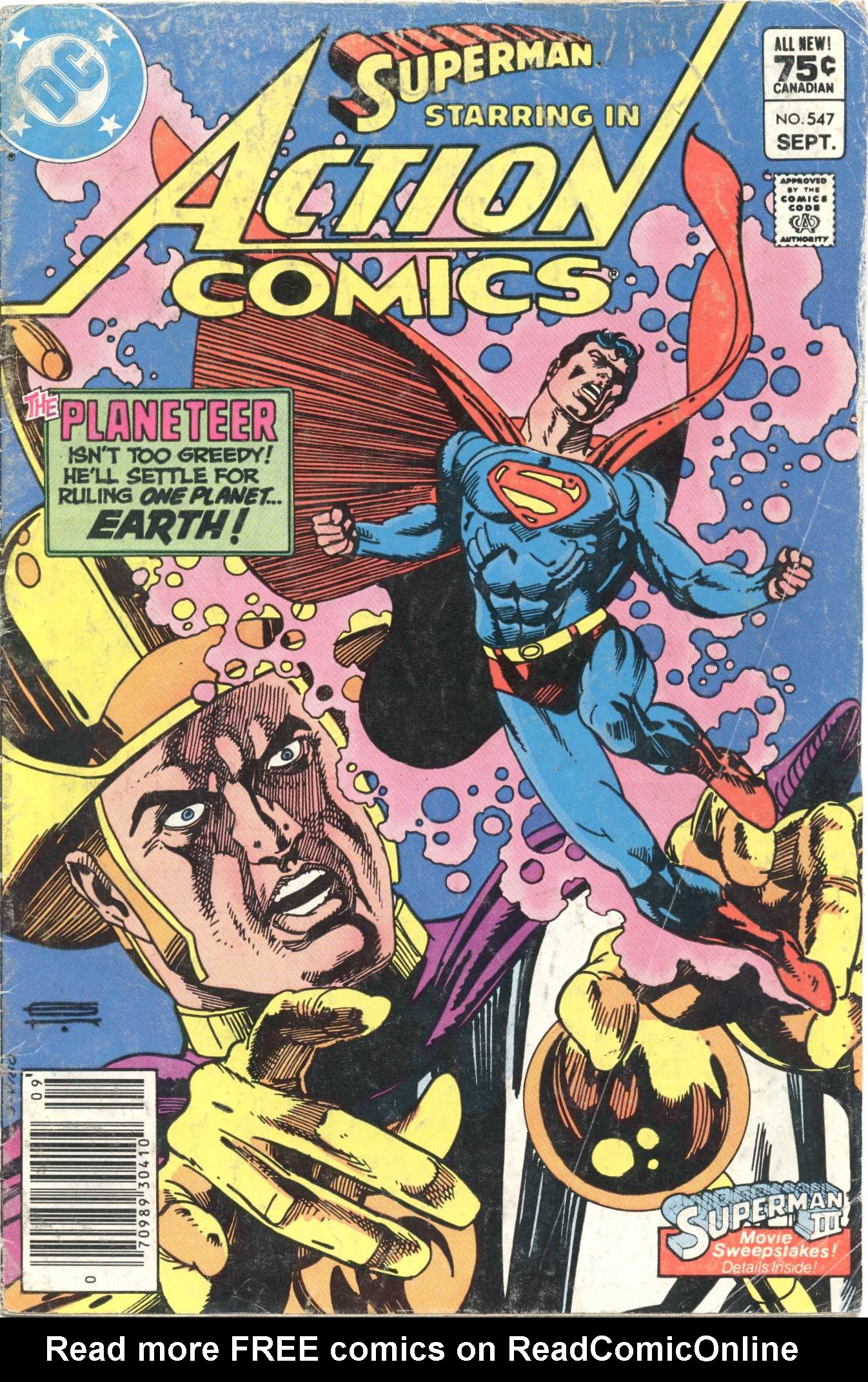 Read online Action Comics (1938) comic -  Issue #547 - 1