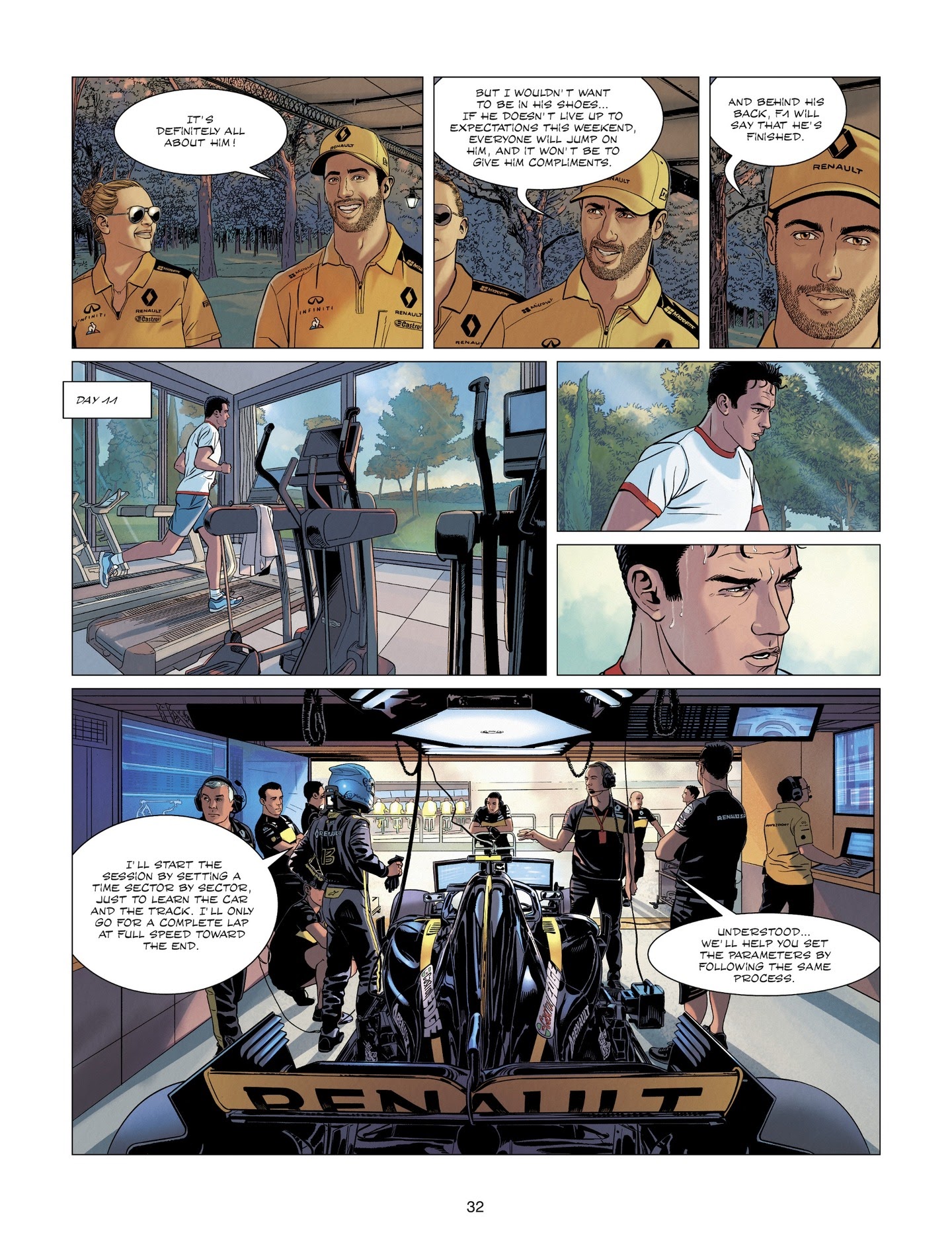 Read online Michel Vaillant comic -  Issue #8 - 32