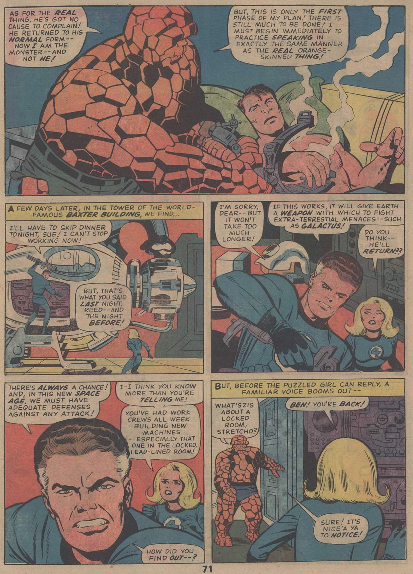 Read online Marvel Treasury Edition comic -  Issue #11 - 71