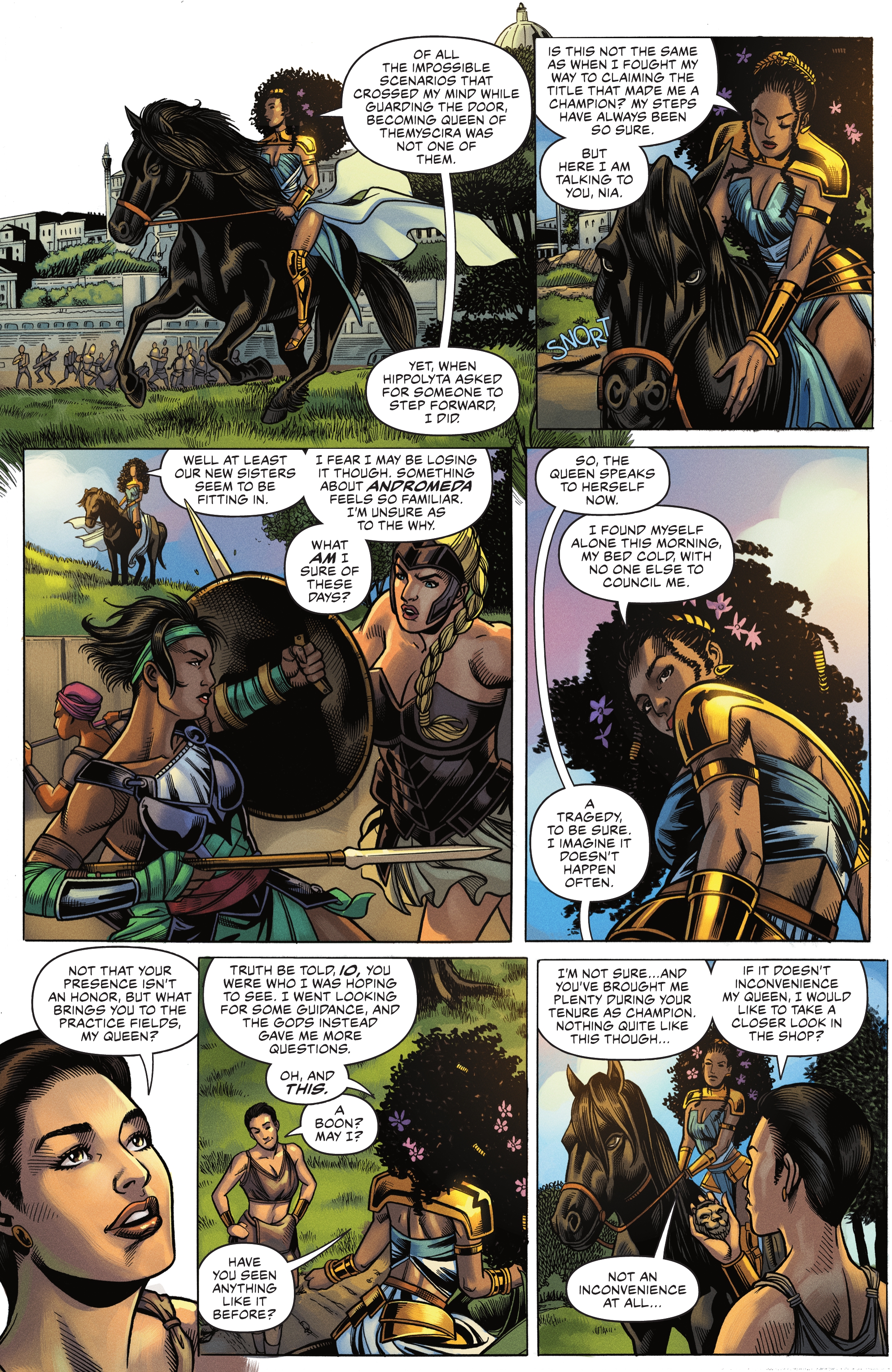 Read online Nubia & the Amazons comic -  Issue #2 - 10