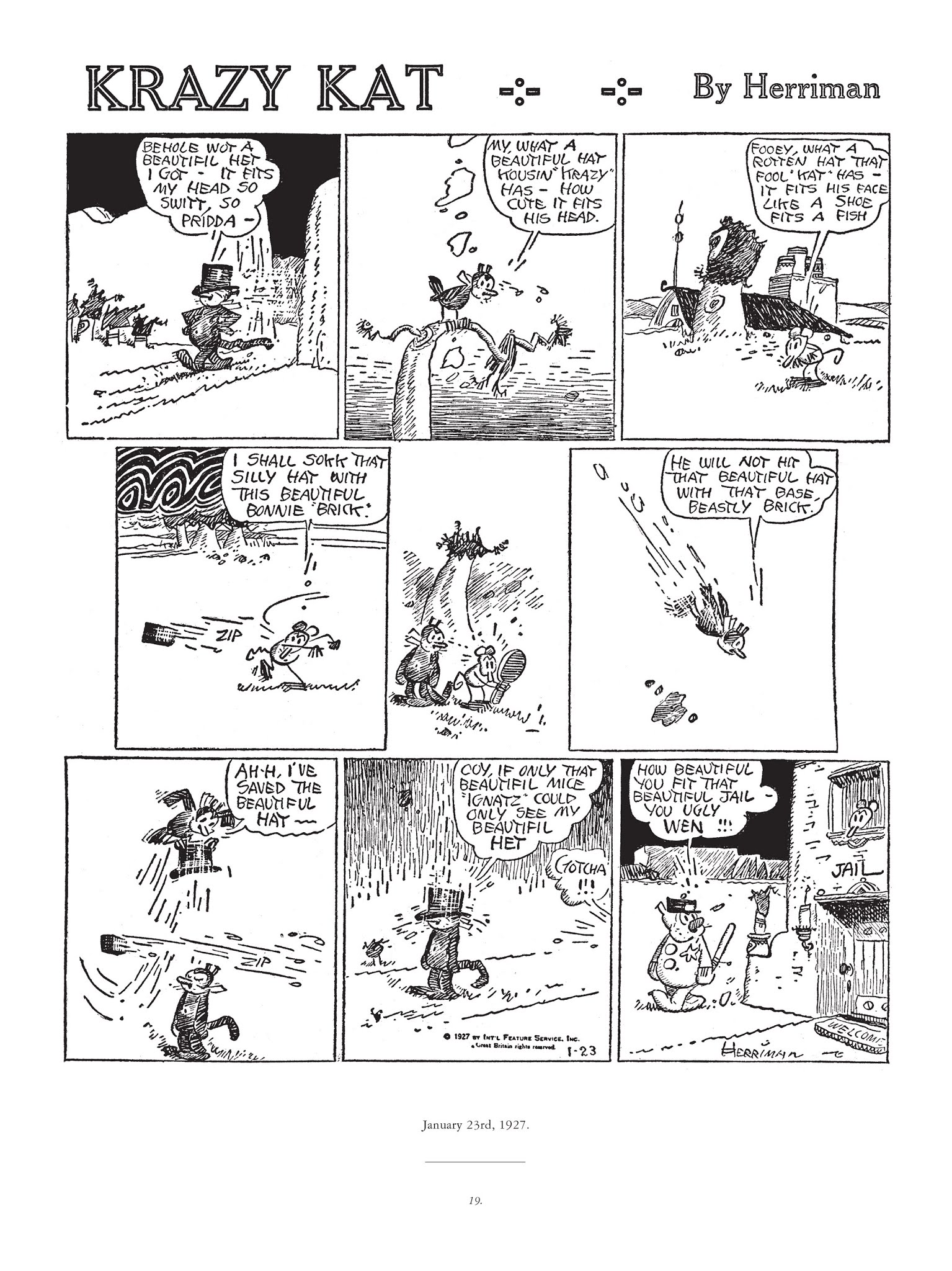Read online Krazy & Ignatz comic -  Issue # TPB 5 - 19