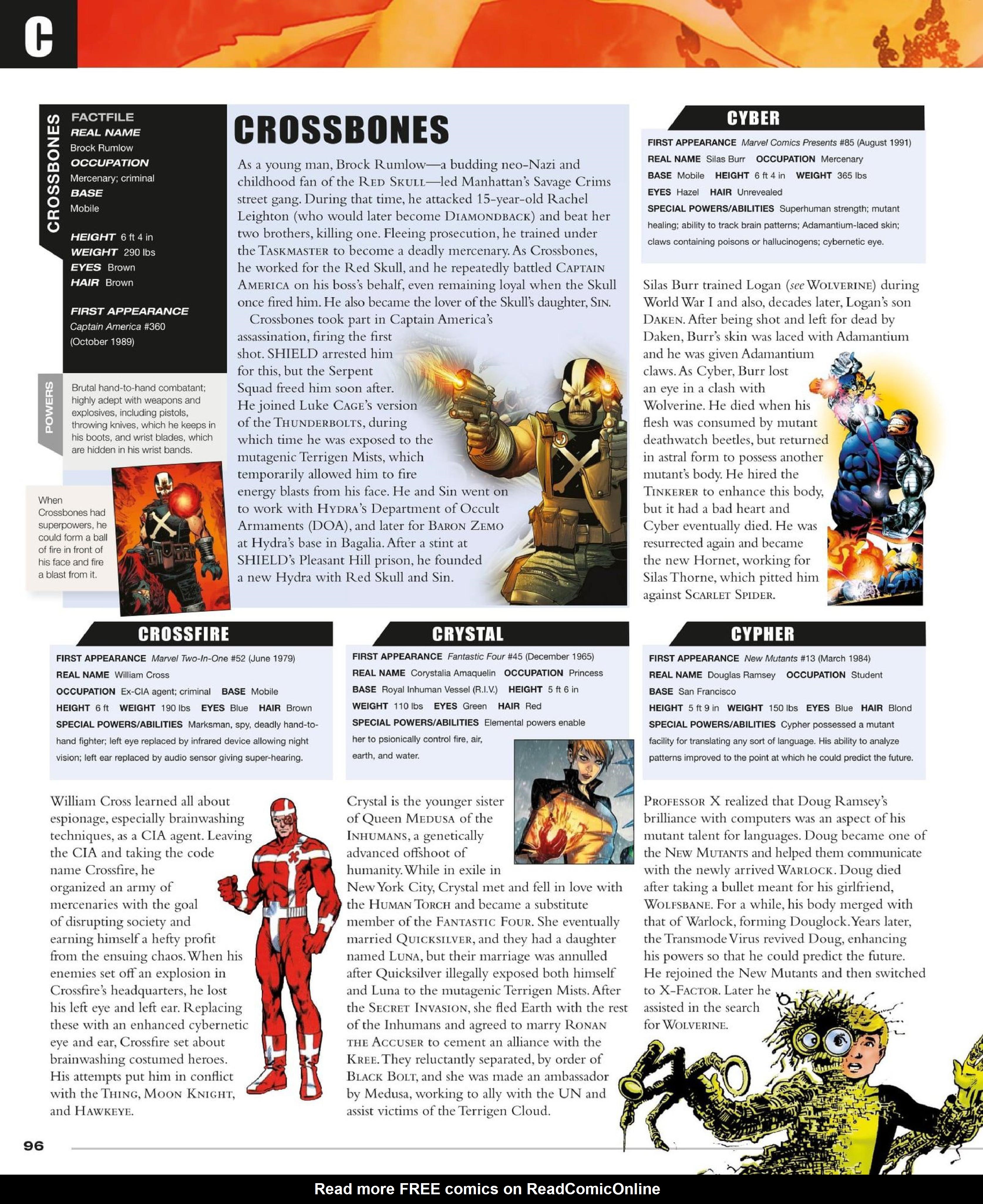 Read online Marvel Encyclopedia, New Edition comic -  Issue # TPB (Part 1) - 98