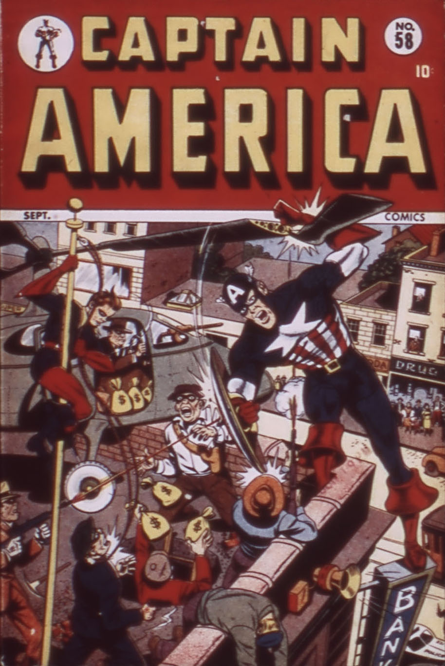 Read online Captain America Comics comic -  Issue #58 - 1
