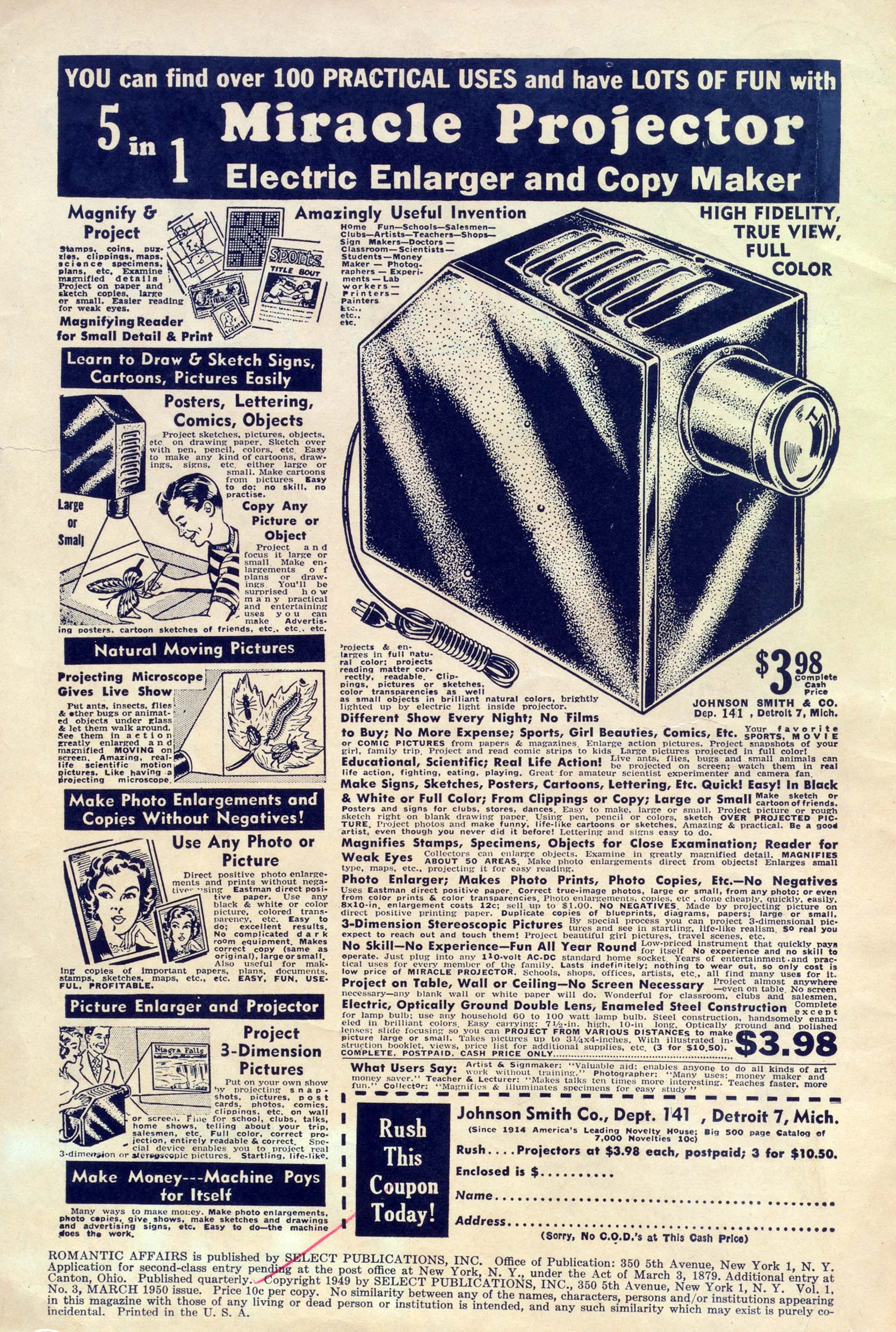 Read online Romantic Affairs comic -  Issue #3 - 2