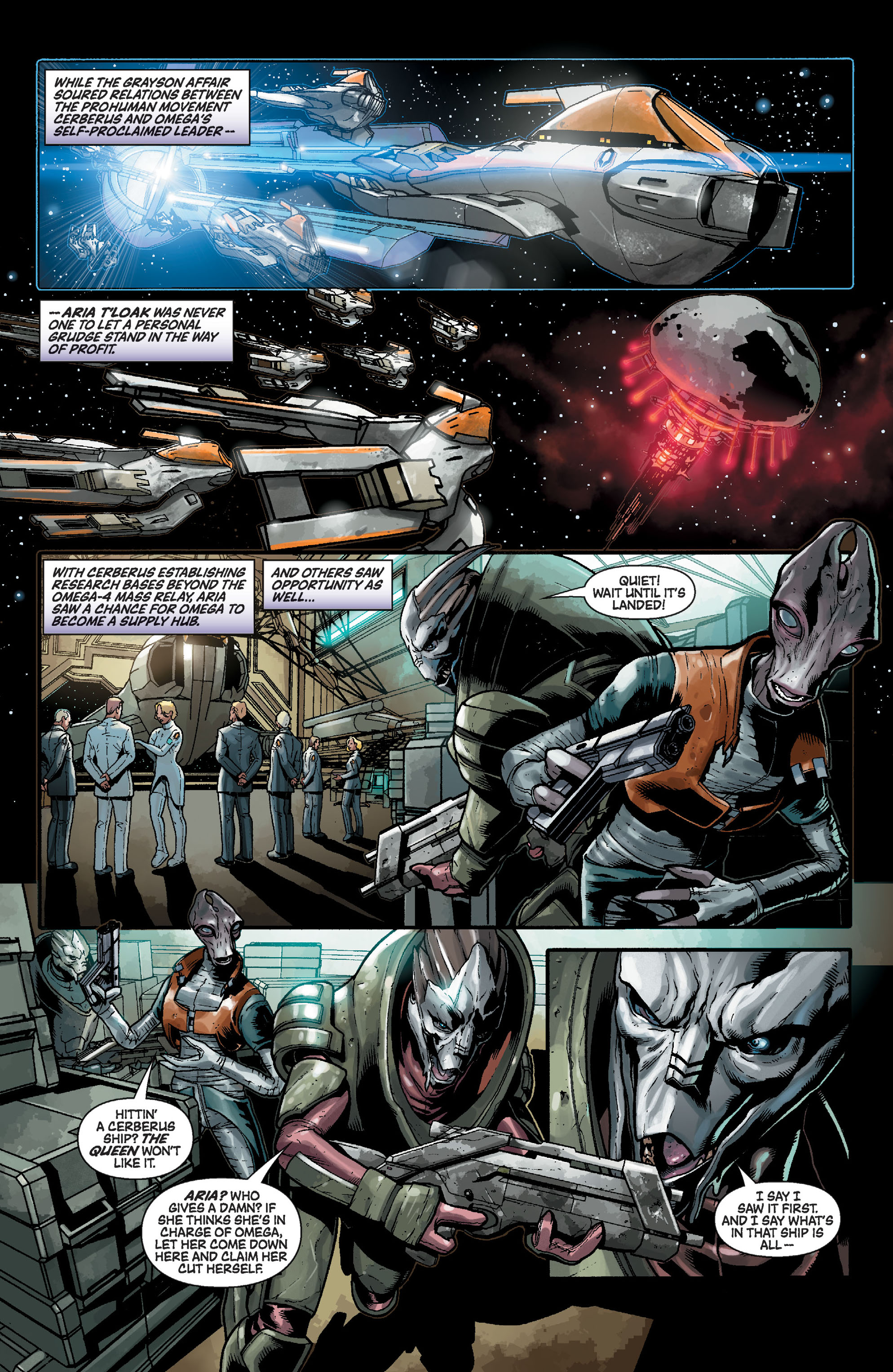 Read online Mass Effect: Invasion comic -  Issue # TPB - 8