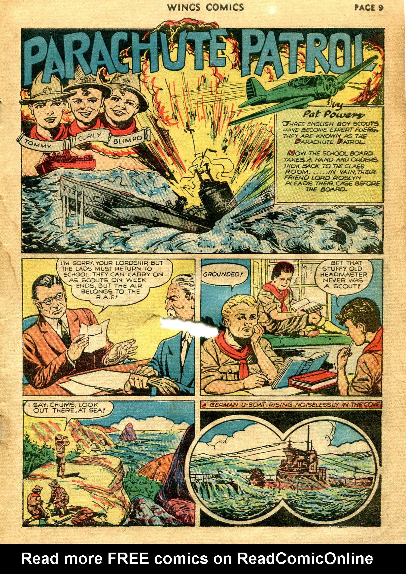 Read online Wings Comics comic -  Issue #5 - 11