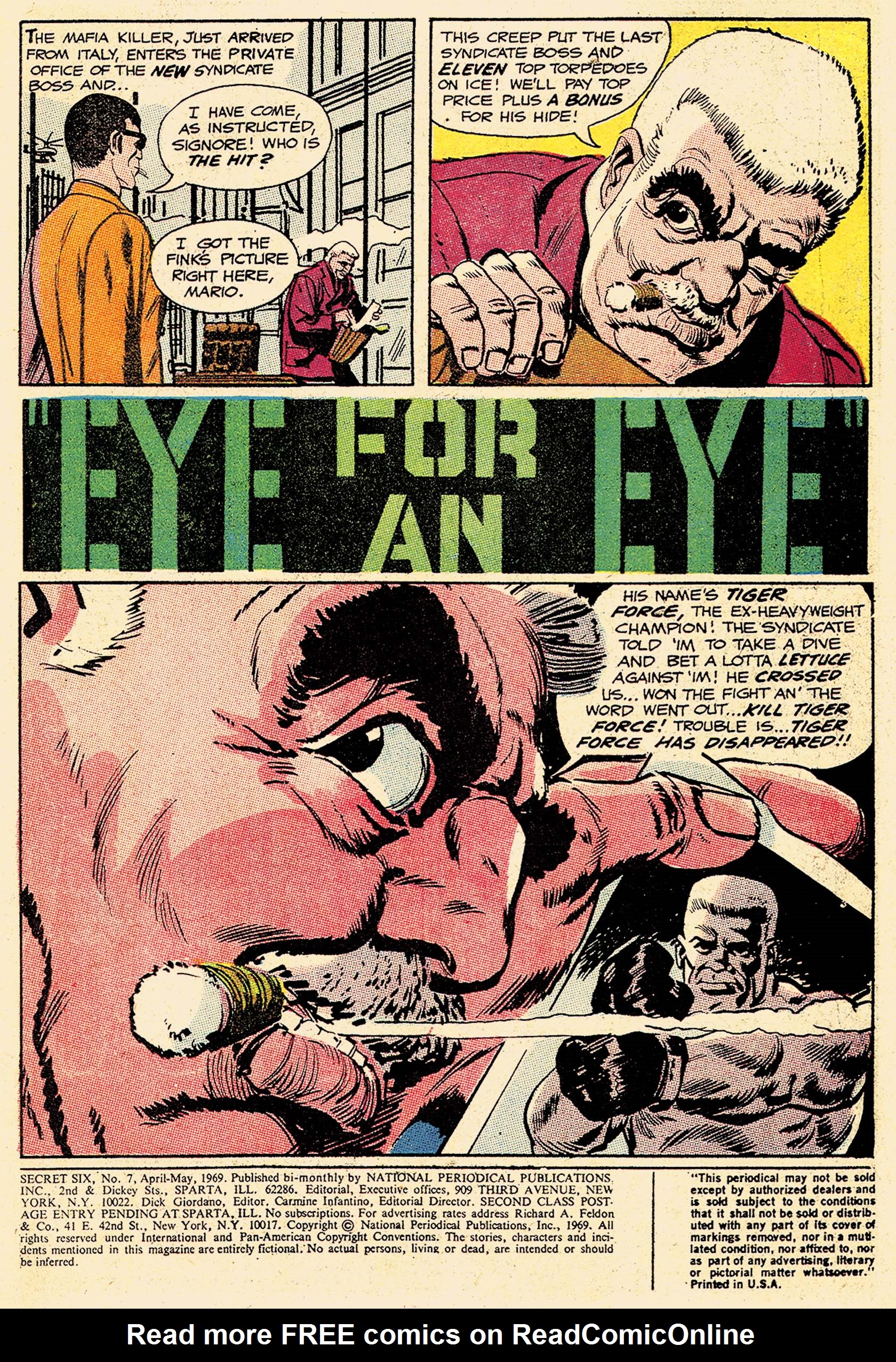 Read online Secret Six (1968) comic -  Issue #7 - 3