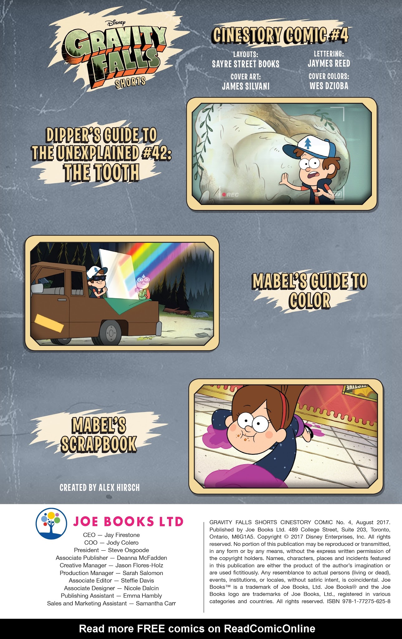 Read online Disney Gravity Falls Shorts Cinestory Comic comic -  Issue #4 - 2