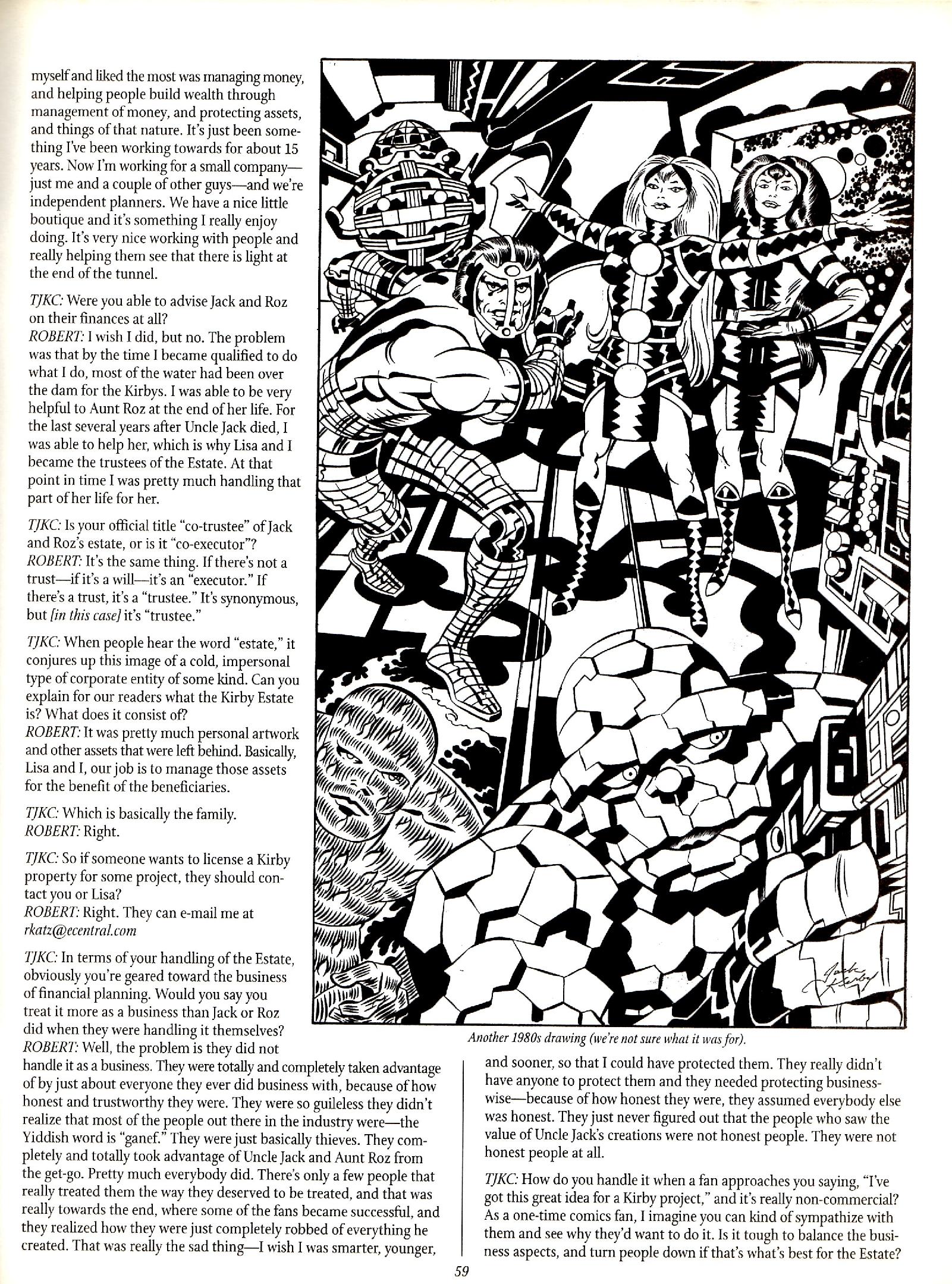 Read online The Jack Kirby Collector comic -  Issue #30 - 57