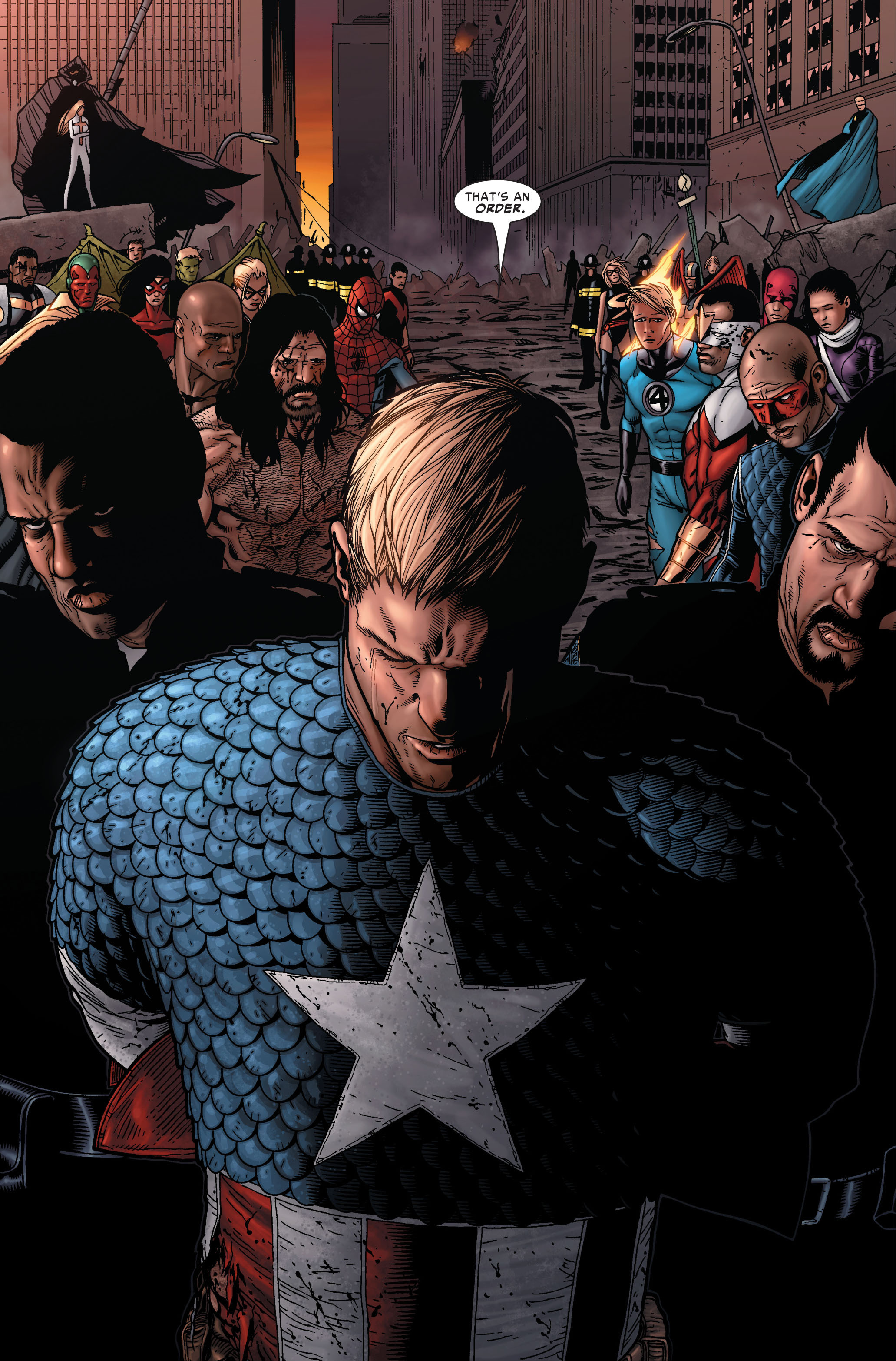 Read online Civil War (2006) comic -  Issue #7 - 24