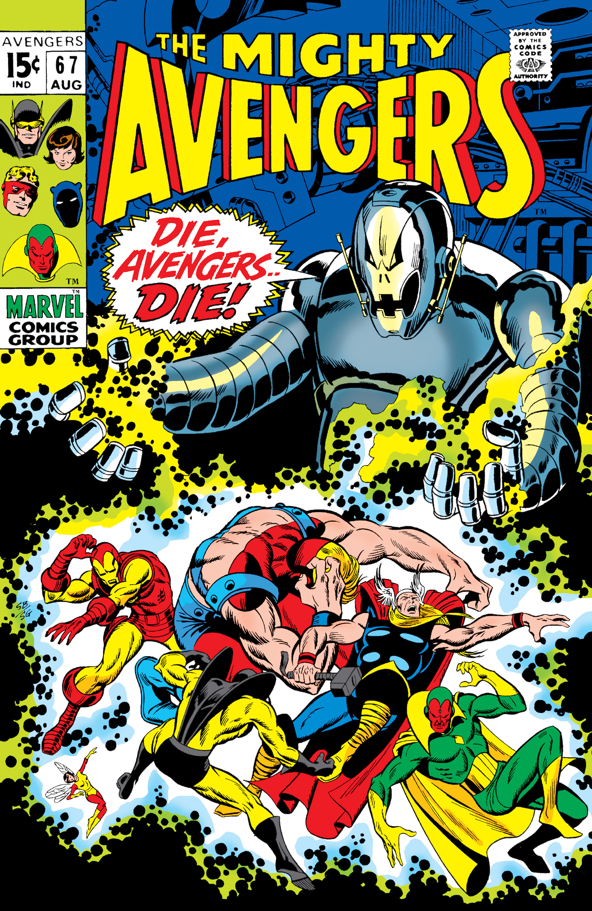 Read online Marvel Masterworks: The Avengers comic -  Issue # TPB 7 (Part 2) - 68