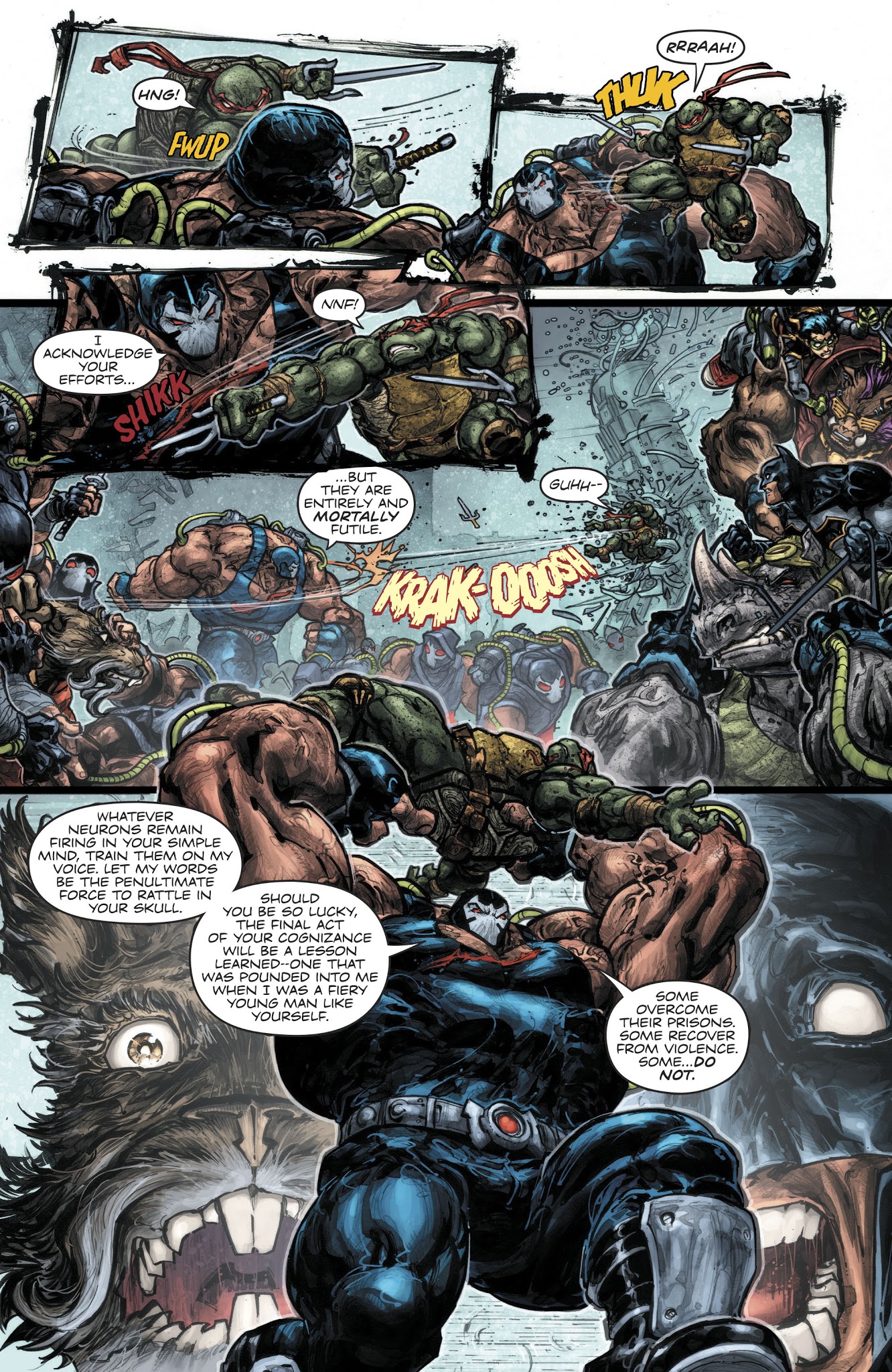 Read online Batman/Teenage Mutant Ninja Turtles II comic -  Issue #4 - 9