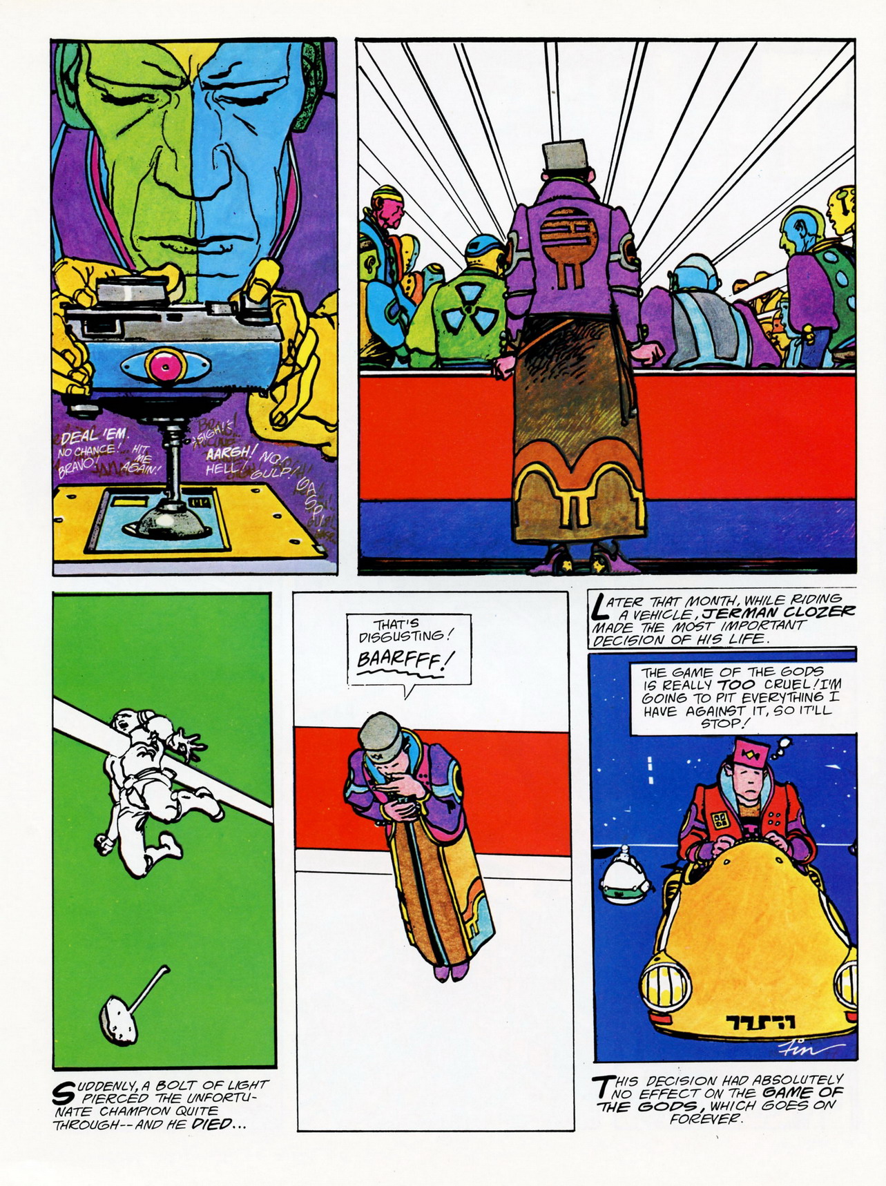 Read online Heavy Metal Presents Is Man Good? comic -  Issue # Full - 8