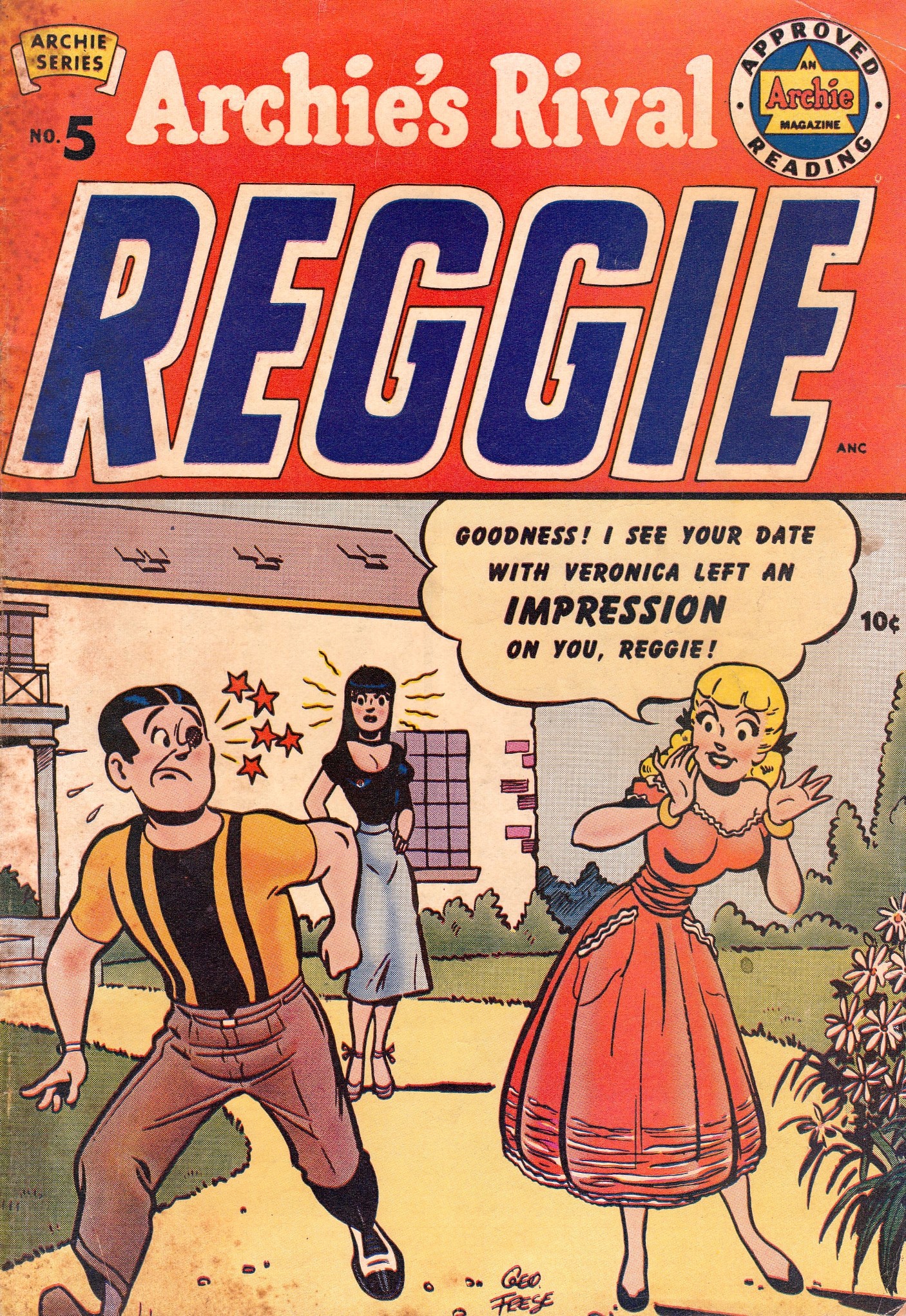 Read online Archie's Rival Reggie comic -  Issue #5 - 1