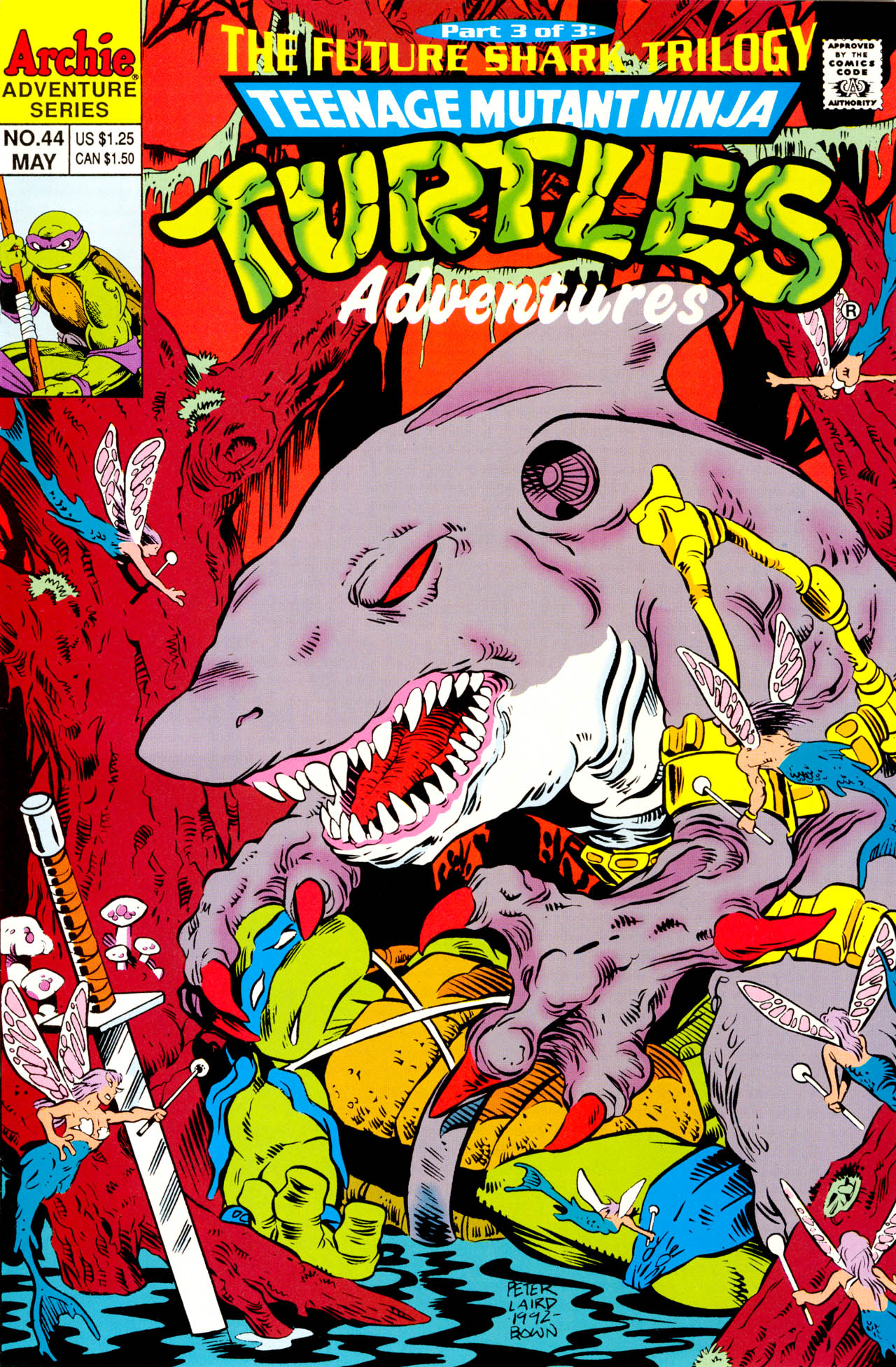 Read online Teenage Mutant Ninja Turtles Adventures (1989) comic -  Issue #44 - 1
