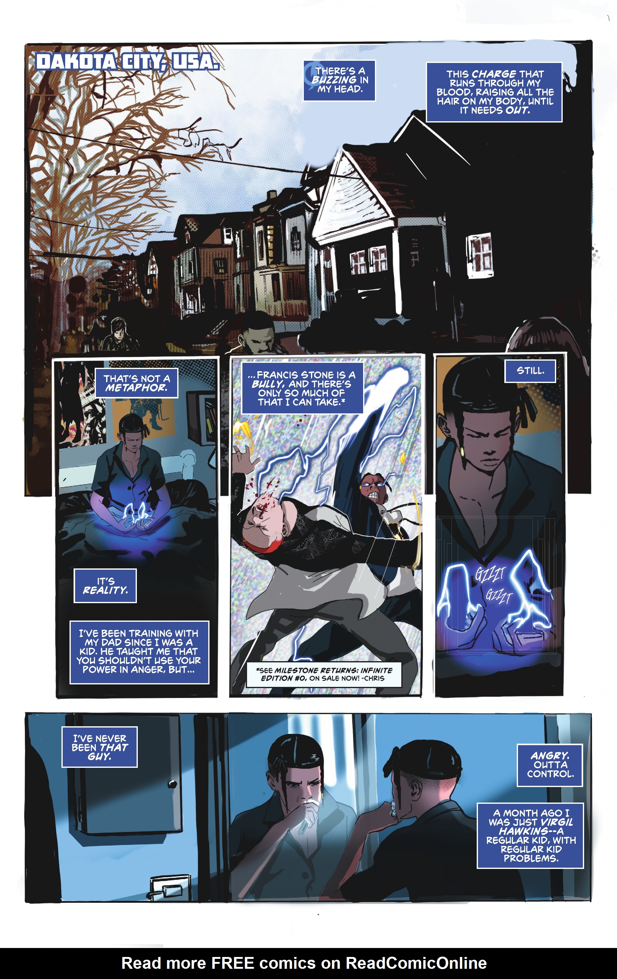 Read online Static: Season One comic -  Issue #1 - 3