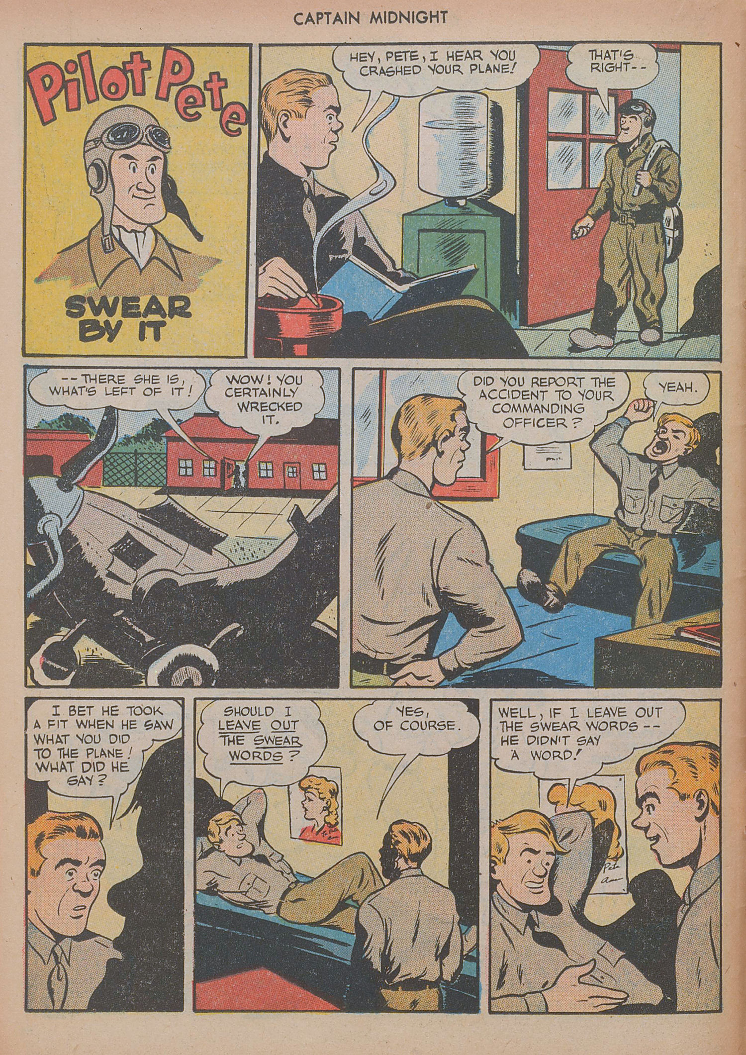 Read online Captain Midnight (1942) comic -  Issue #50 - 14