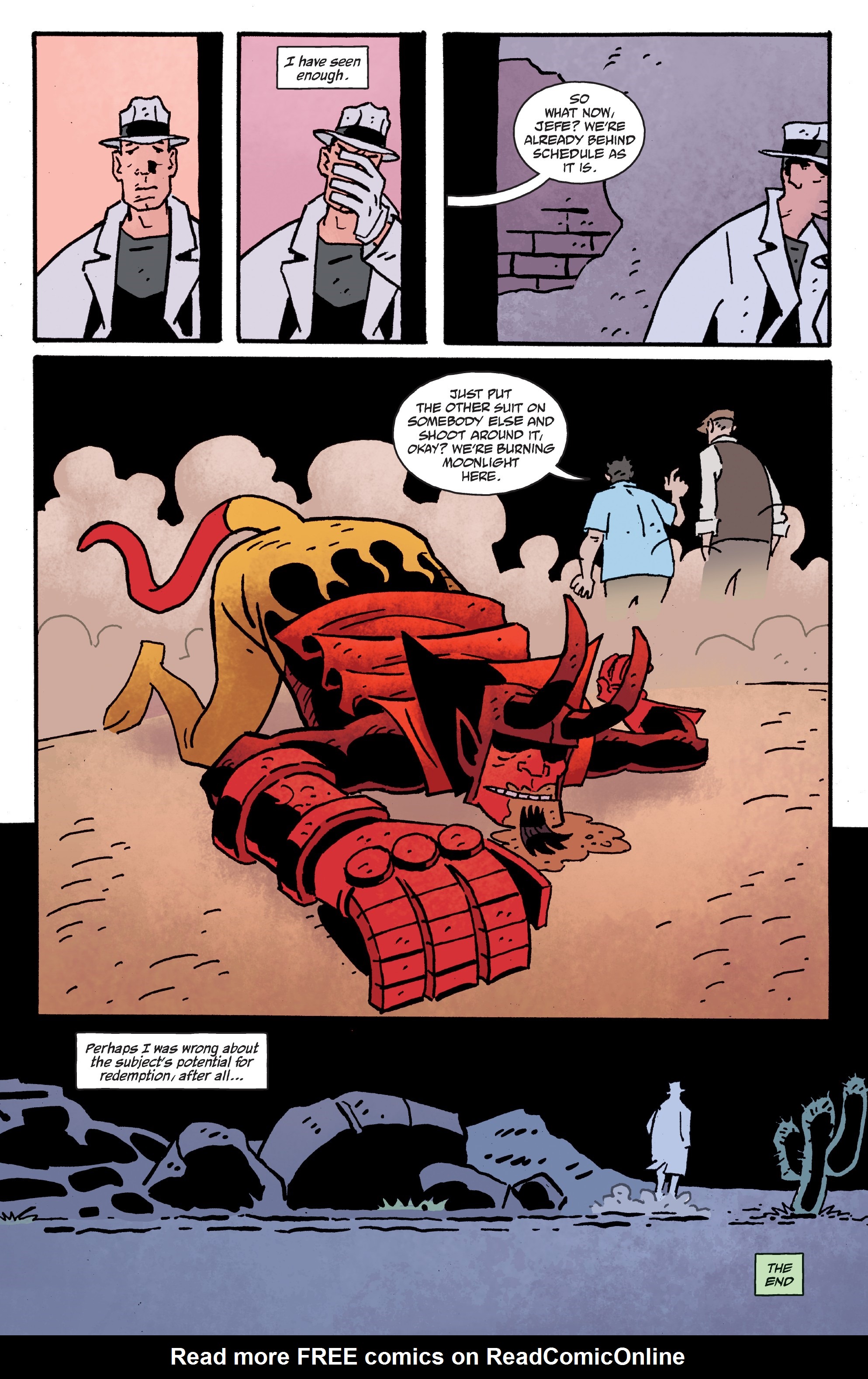 Read online Hellboy vs. Lobster Johnson: The Ring of Death comic -  Issue # Full - 24