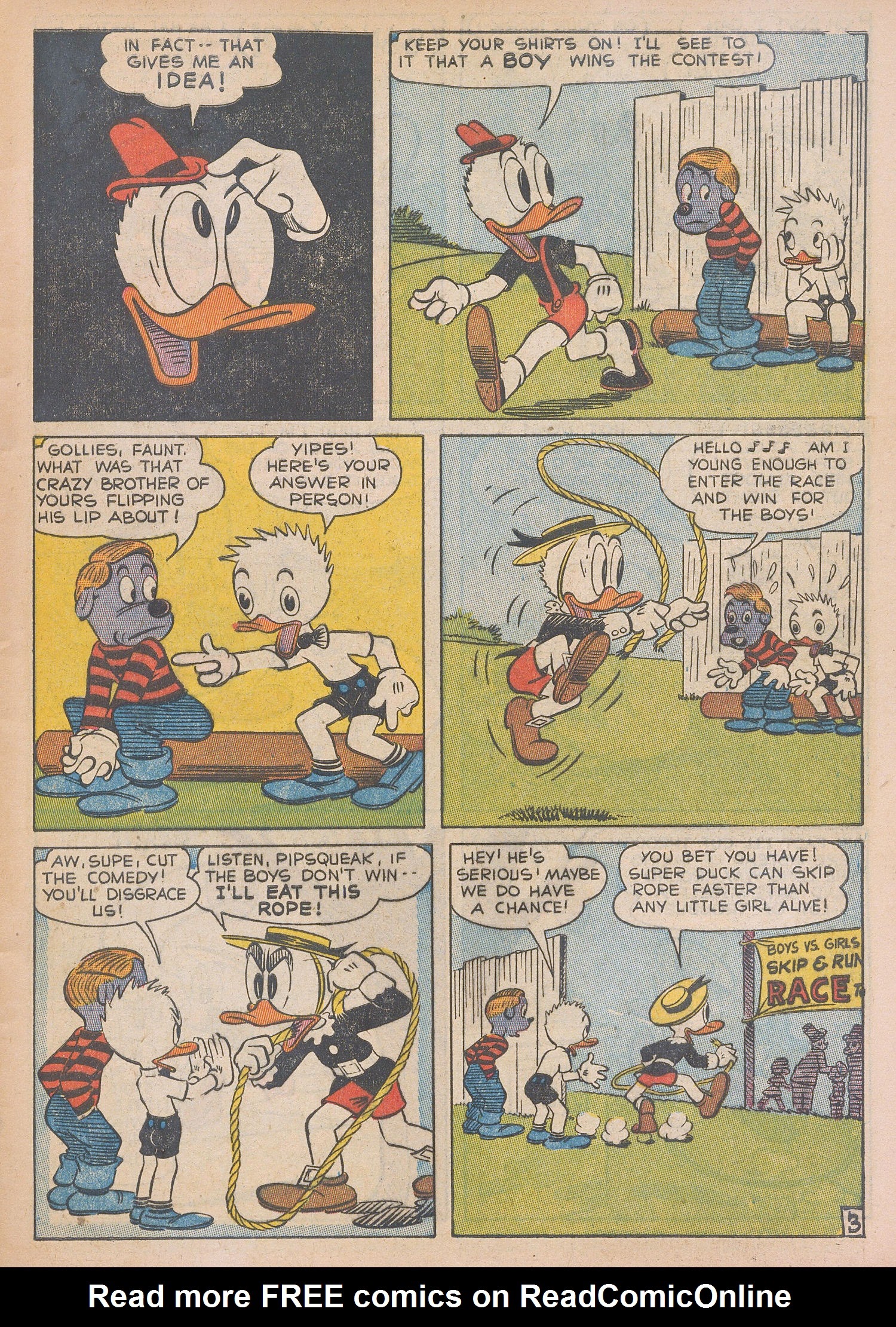 Read online Super Duck Comics comic -  Issue #18 - 5