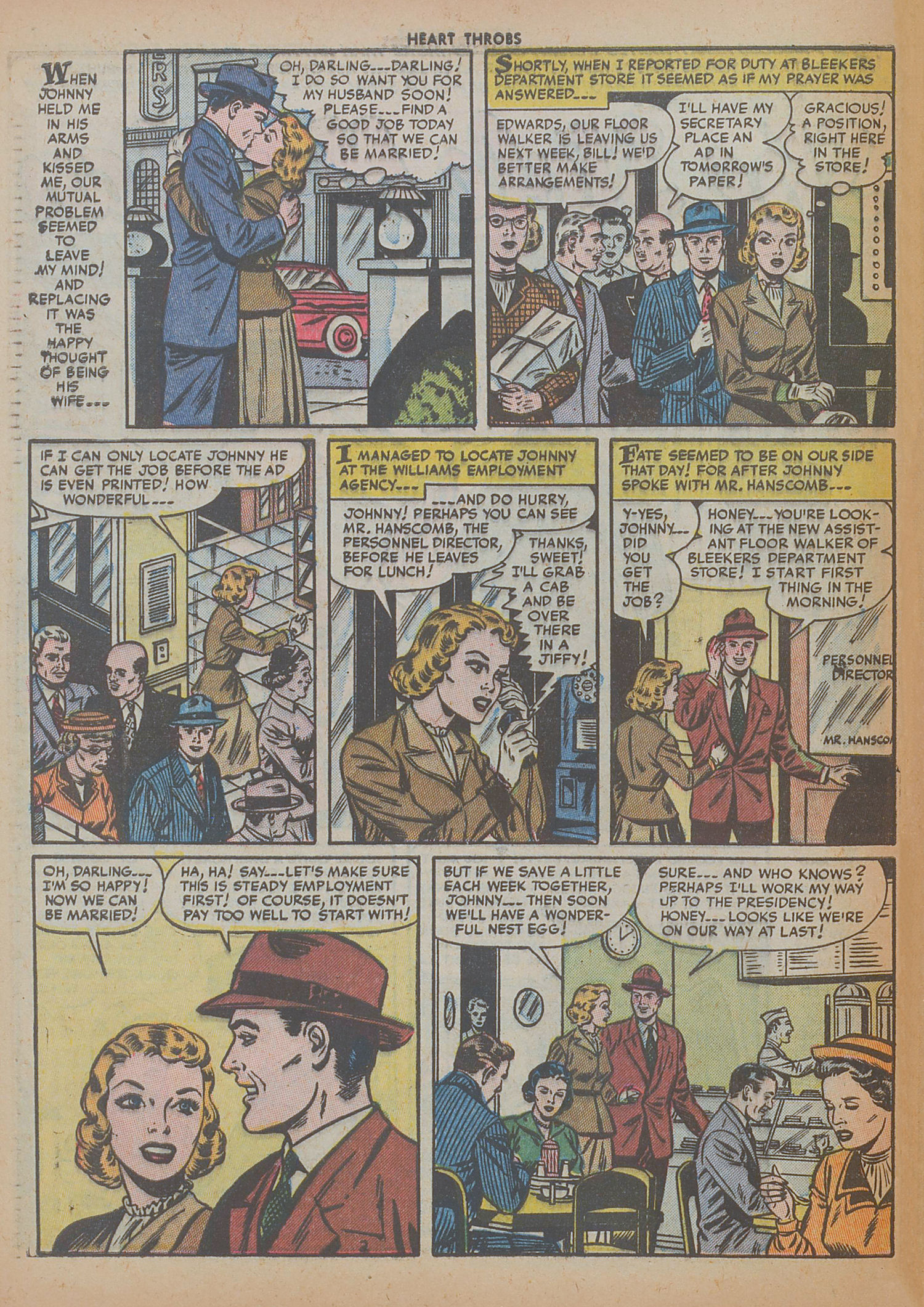 Read online Heart Throbs comic -  Issue #27 - 28