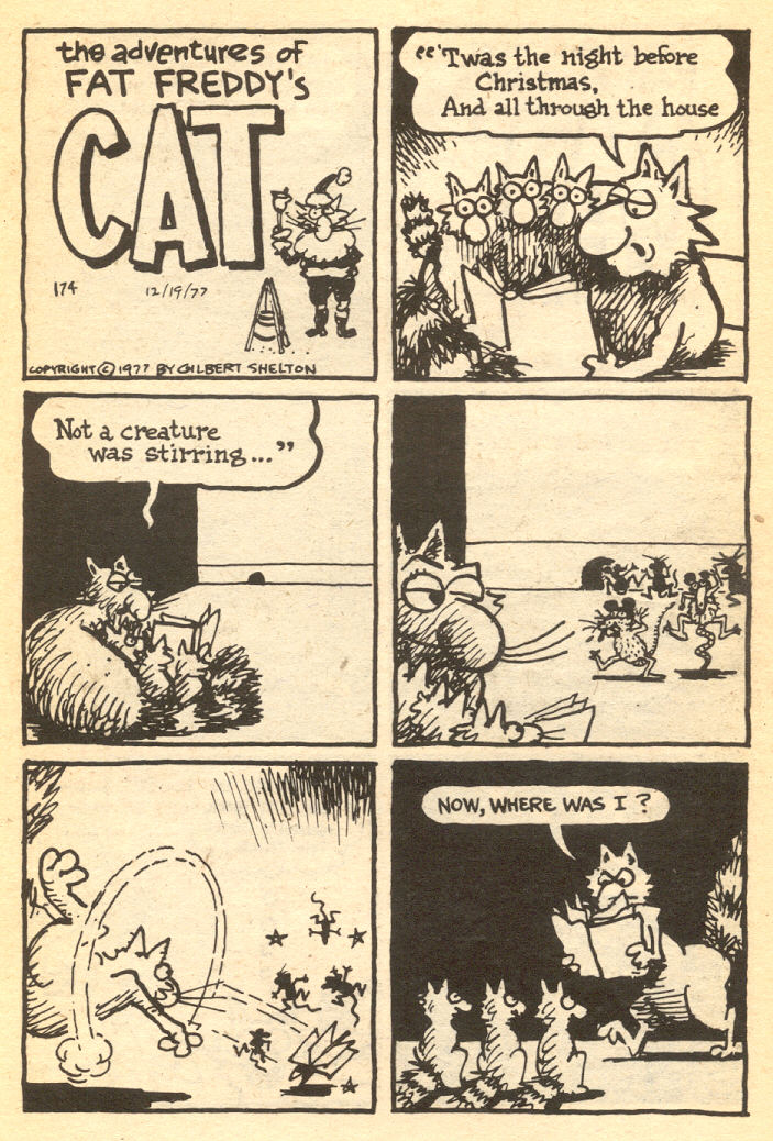 Read online Adventures of Fat Freddy's Cat comic -  Issue #4 - 27