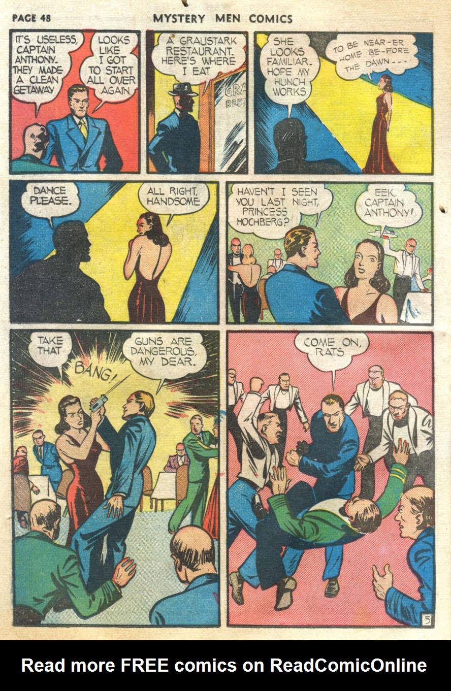 Read online Mystery Men Comics comic -  Issue #11 - 50