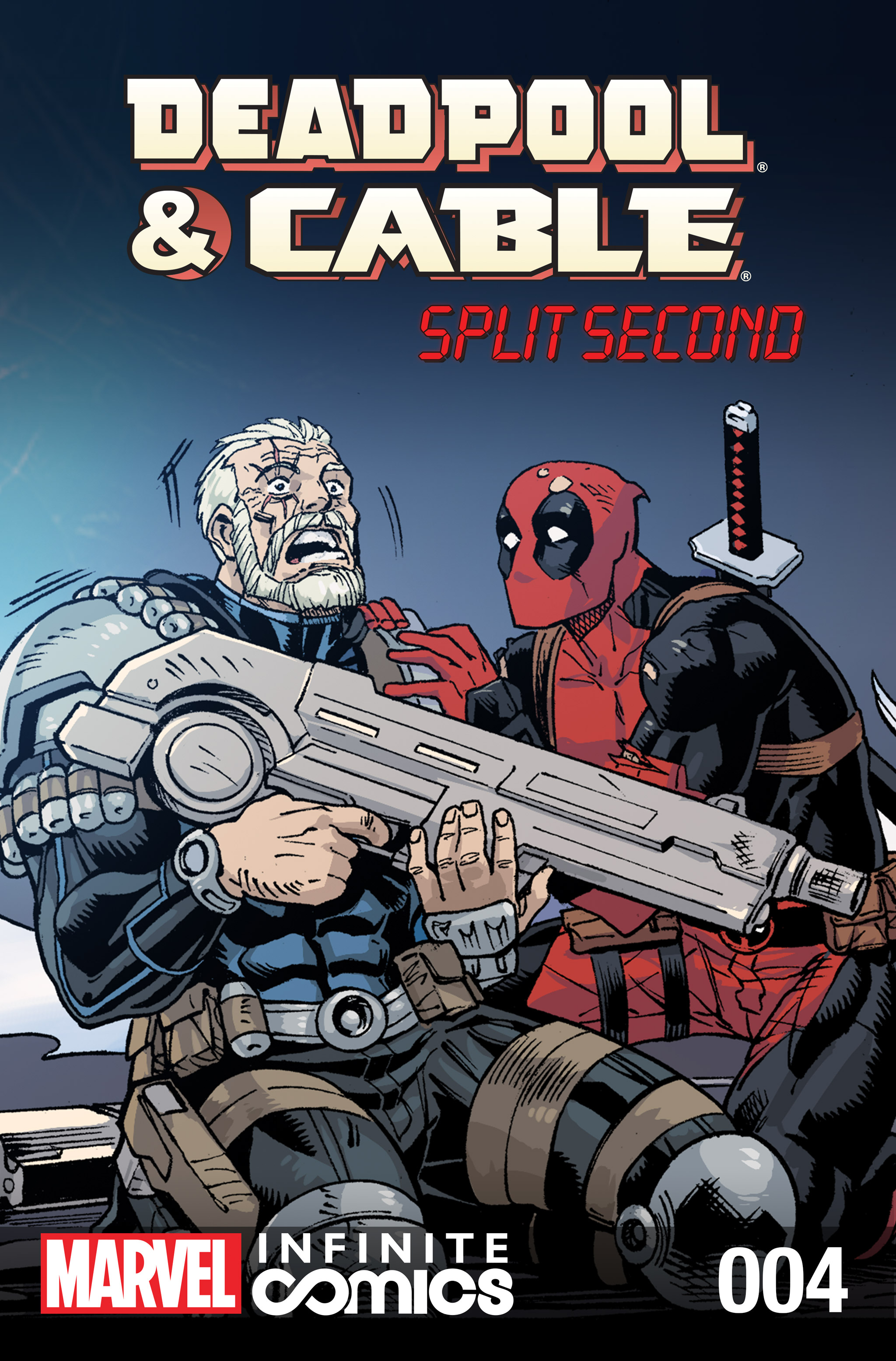 Deadpool Cable Split Second Infinite Comic Viewcomic