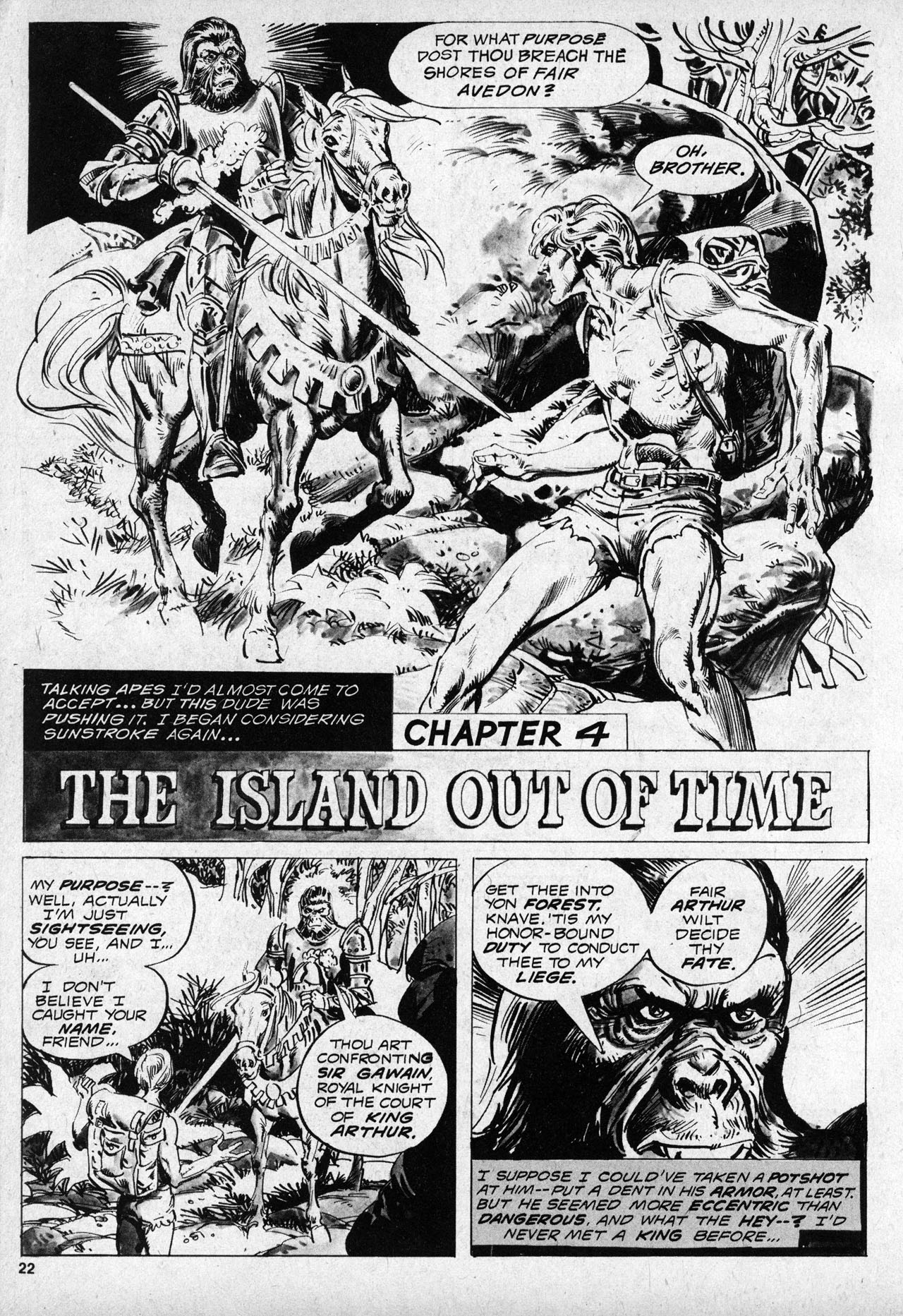 Read online Planet of the Apes comic -  Issue #10 - 22