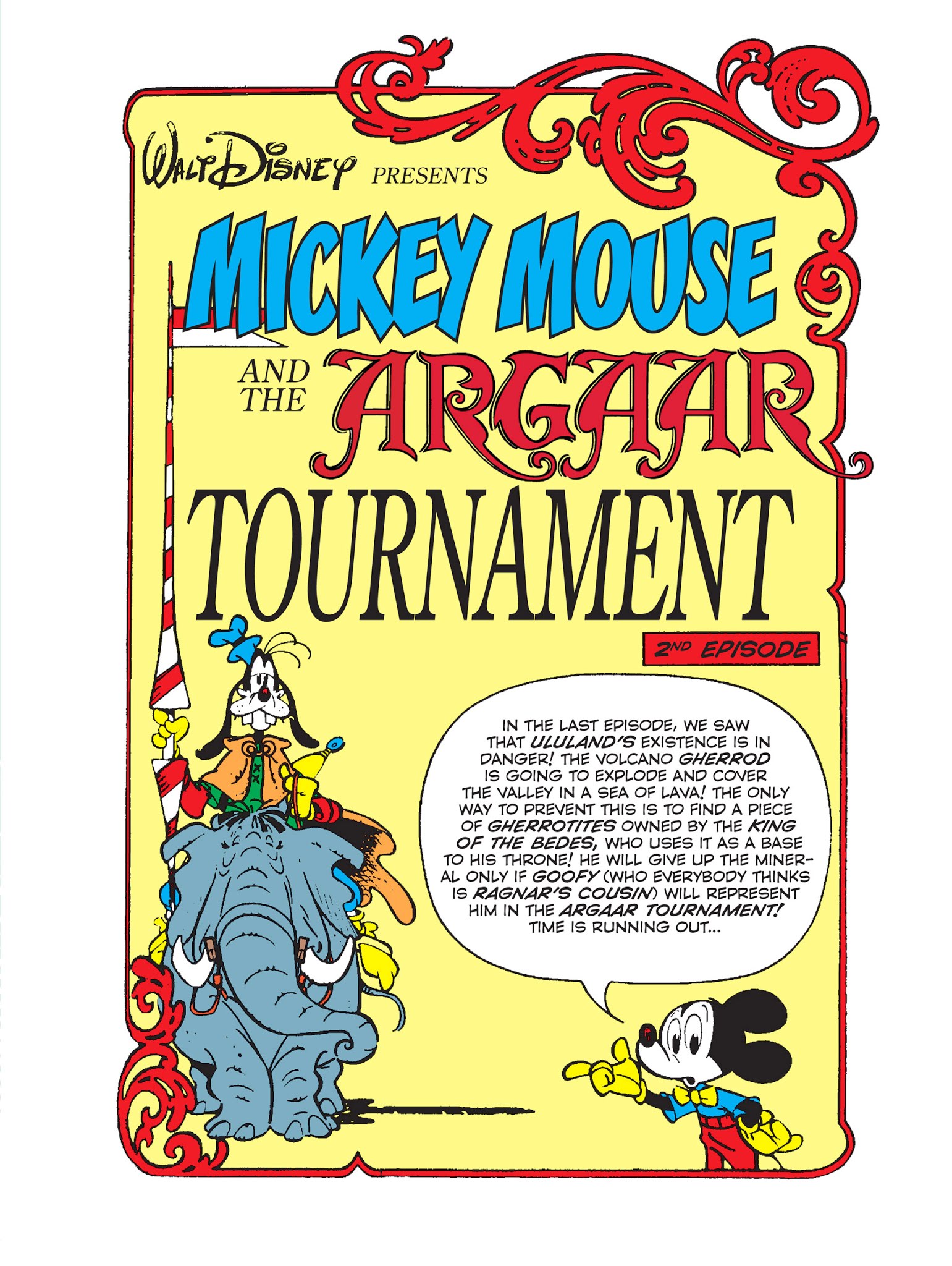 Read online Mickey Mouse and the Argaar Tournament: Return to the Land of Adventure comic -  Issue #2 - 2