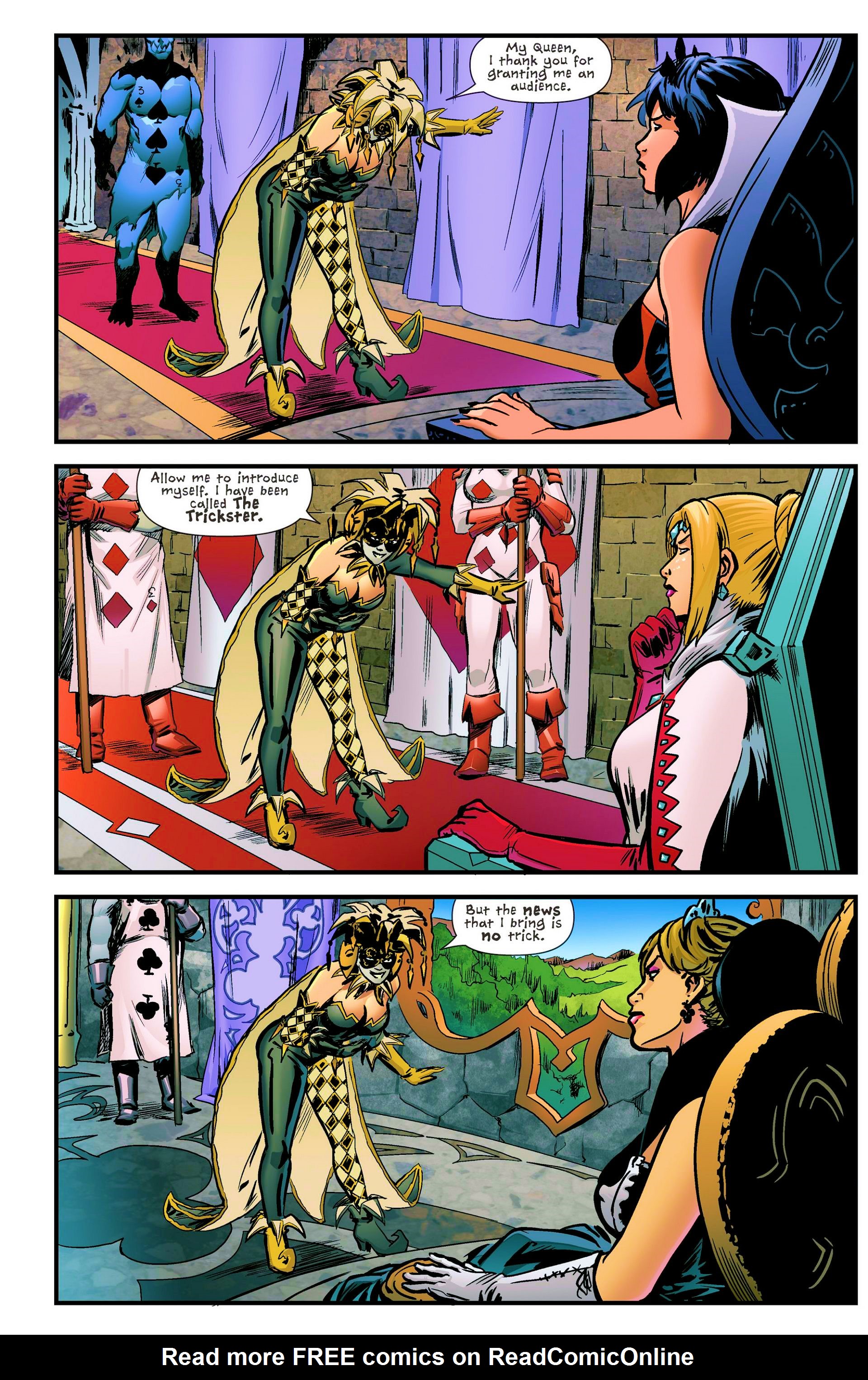 Read online Grimm Fairy Tales presents Wonderland: Clash of Queens comic -  Issue #3 - 8