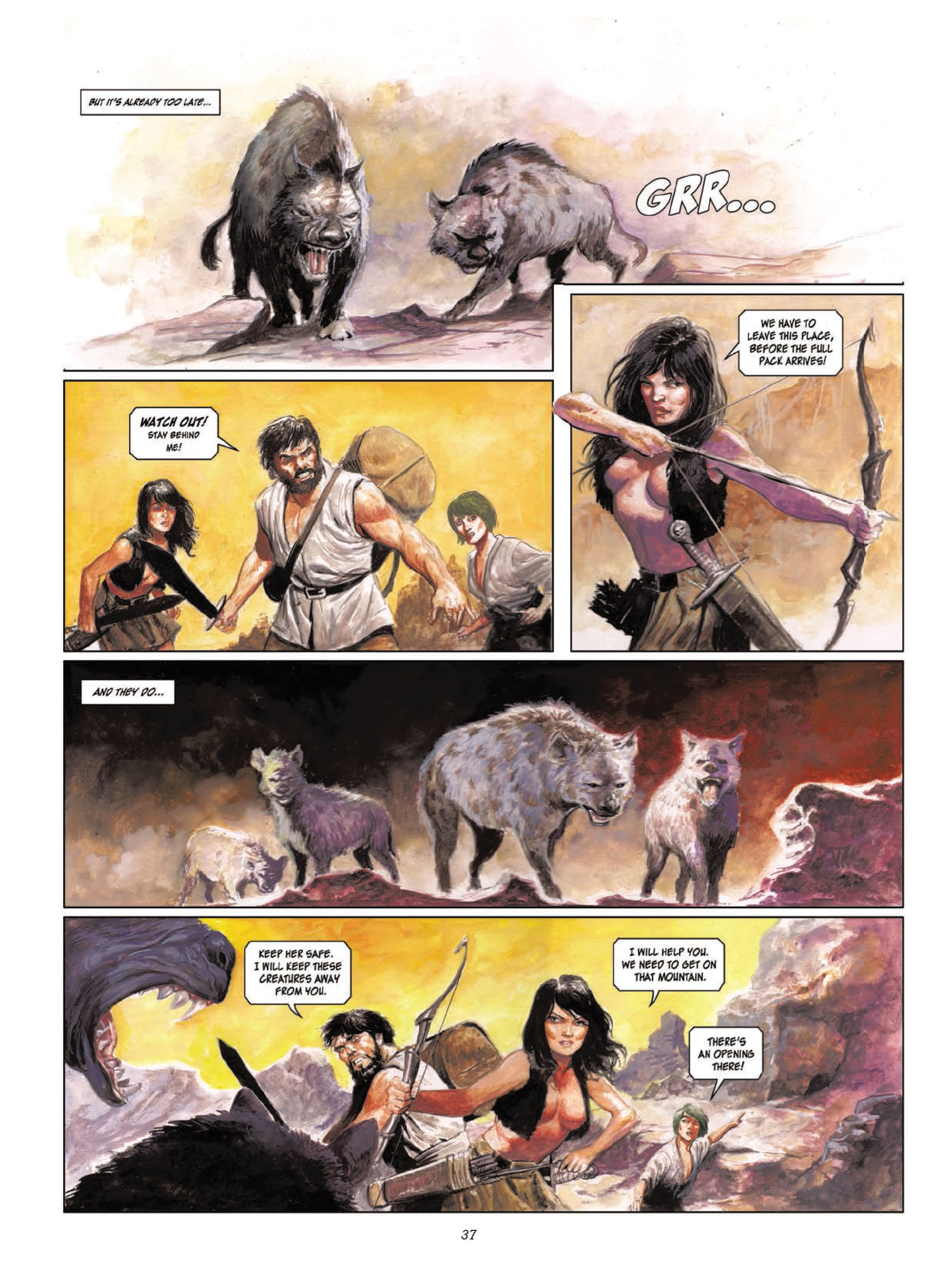 Read online The Lost Tales of Lemuria: The Mountains of Moran comic -  Issue # Full - 37