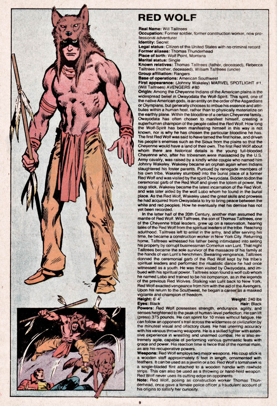 Read online The Official Handbook of the Marvel Universe comic -  Issue #9 - 10