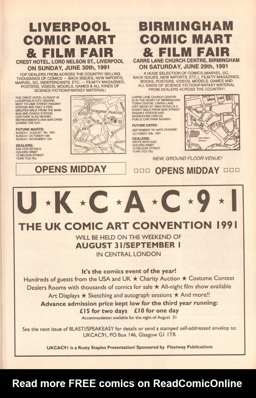 Read online Blast (1991) comic -  Issue #1 - 29
