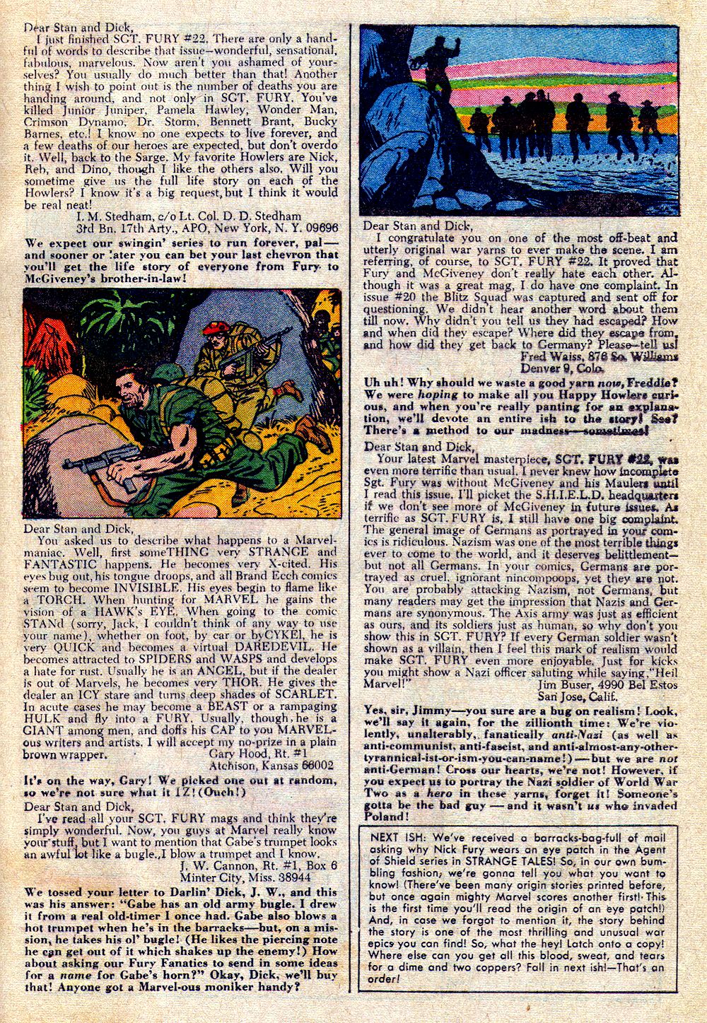 Read online Sgt. Fury comic -  Issue #26 - 33