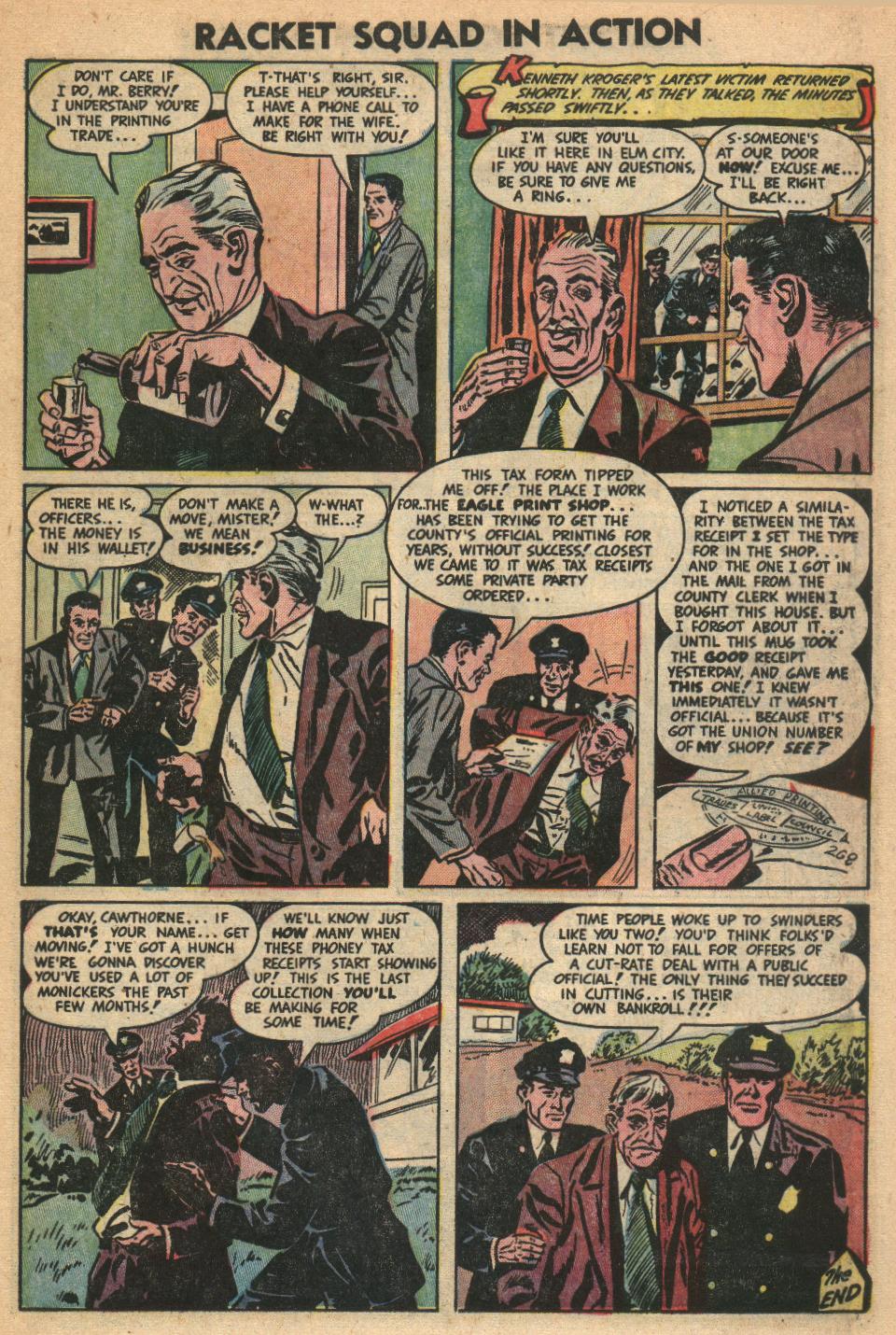 Read online Racket Squad in Action comic -  Issue #7 - 15