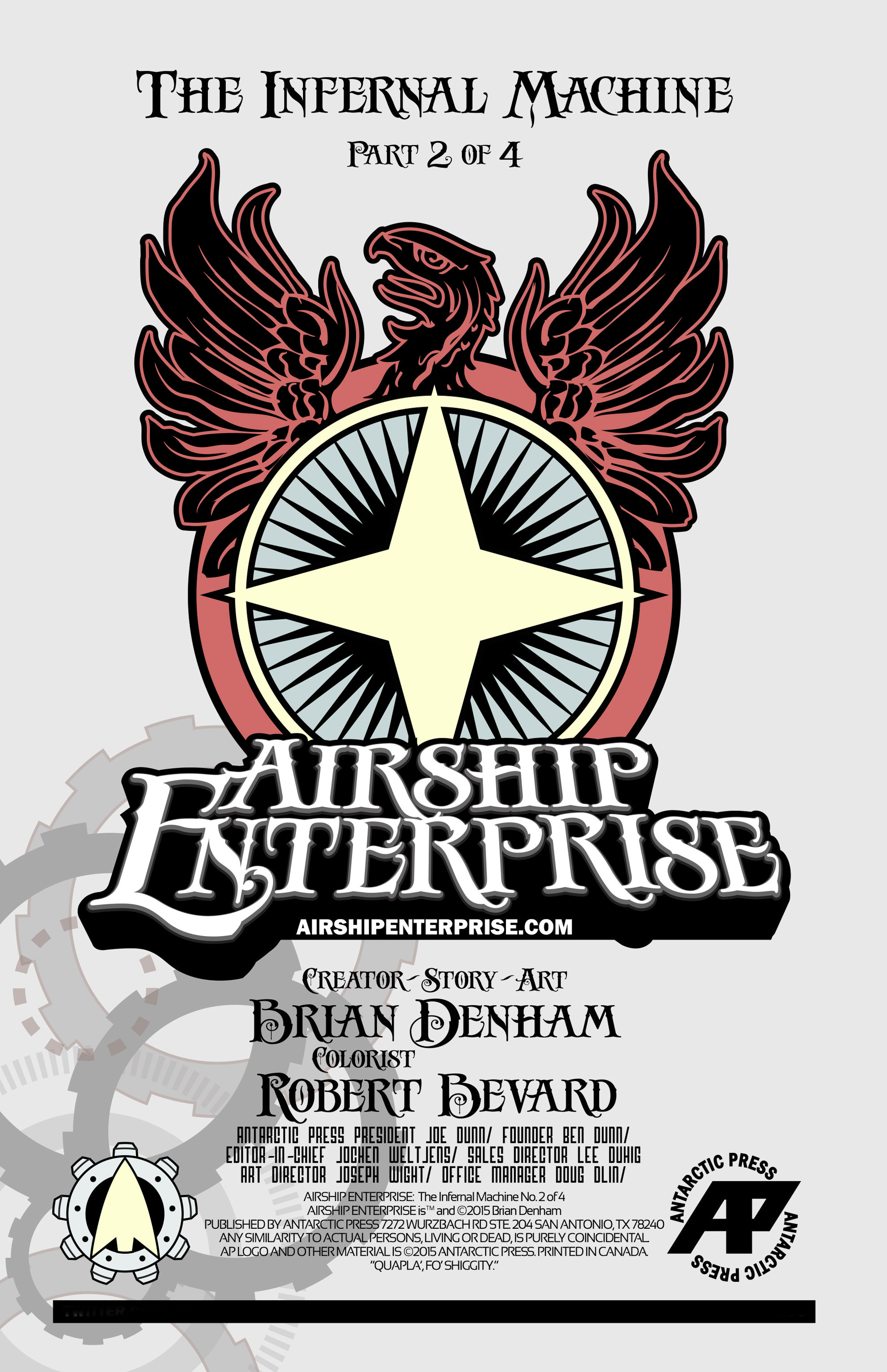 Read online Airship Enterprise: The Infernal Machine comic -  Issue #2 - 2