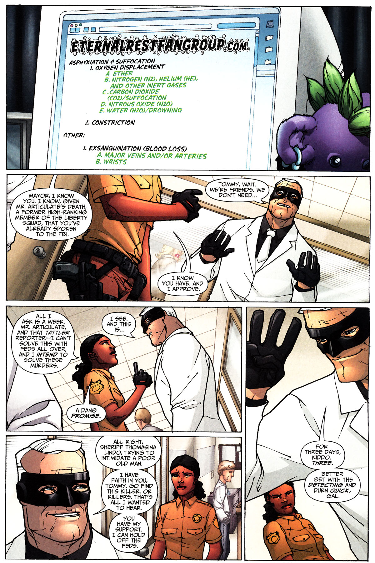 Read online Welcome To Tranquility comic -  Issue #4 - 9