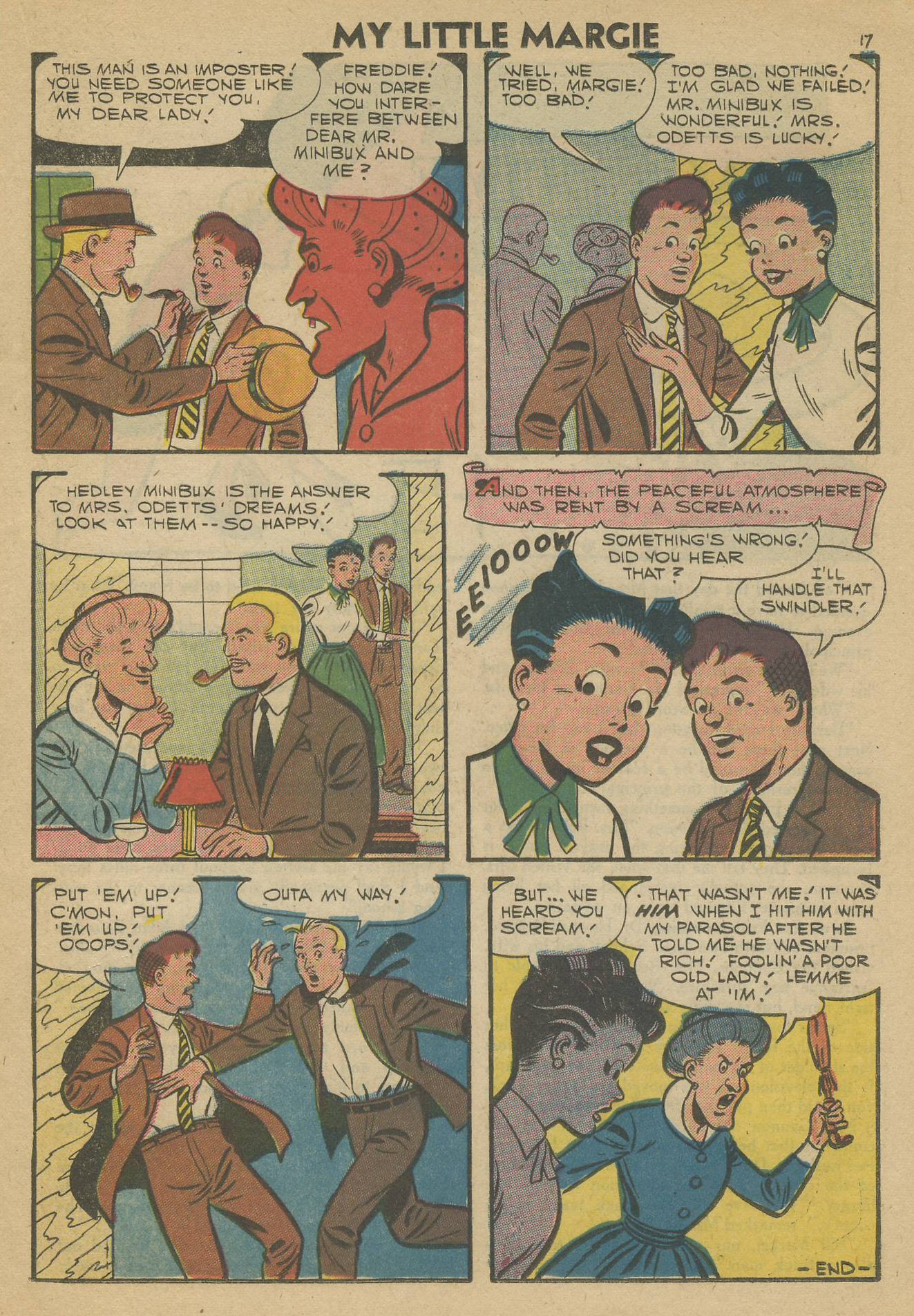 Read online My Little Margie (1954) comic -  Issue #16 - 19