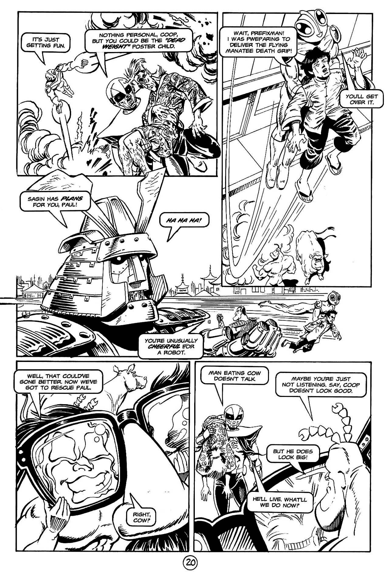 Read online Paul the Samurai (1992) comic -  Issue #10 - 22