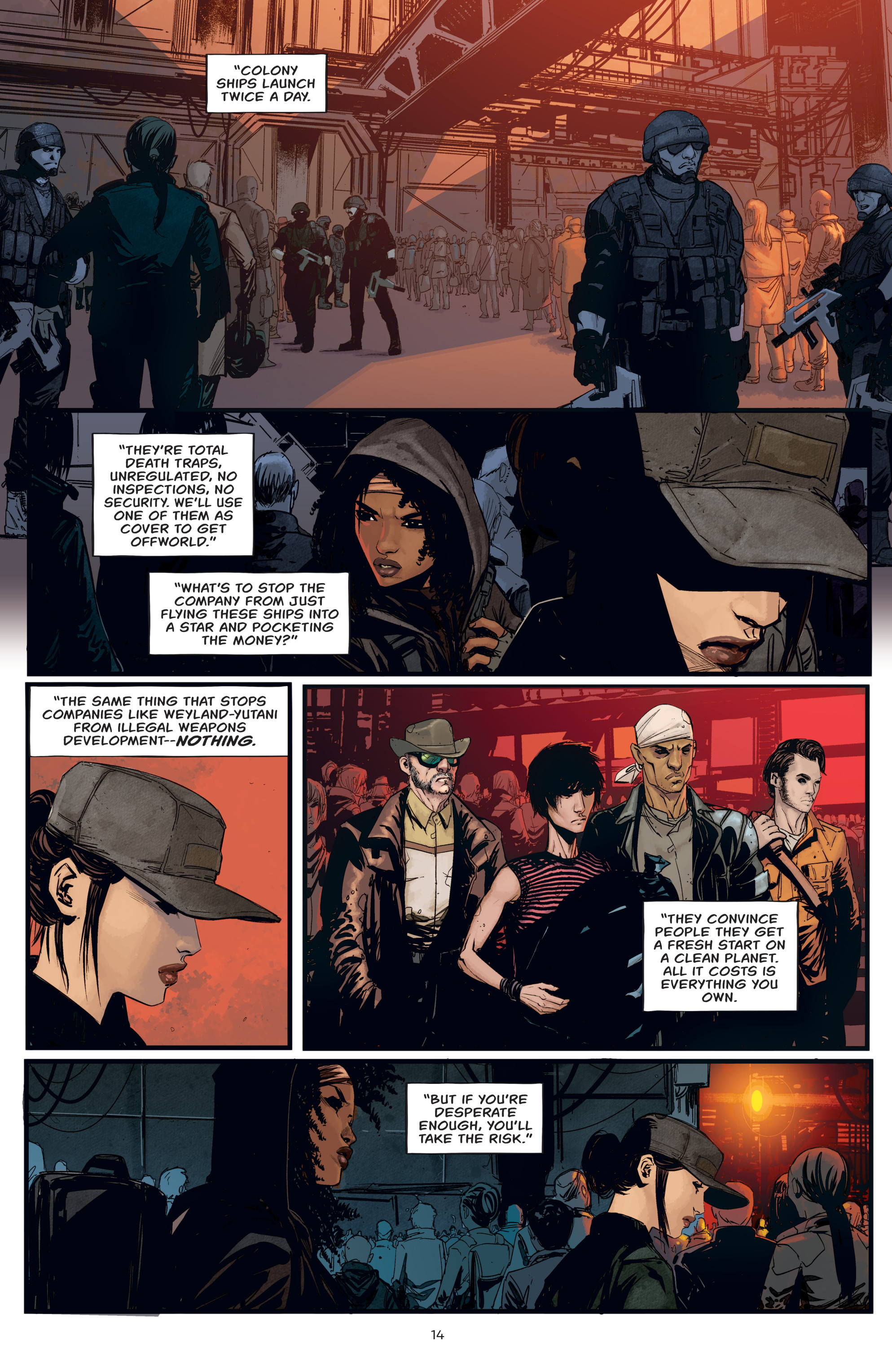 Read online Aliens: Resistance comic -  Issue # _TPB - 14