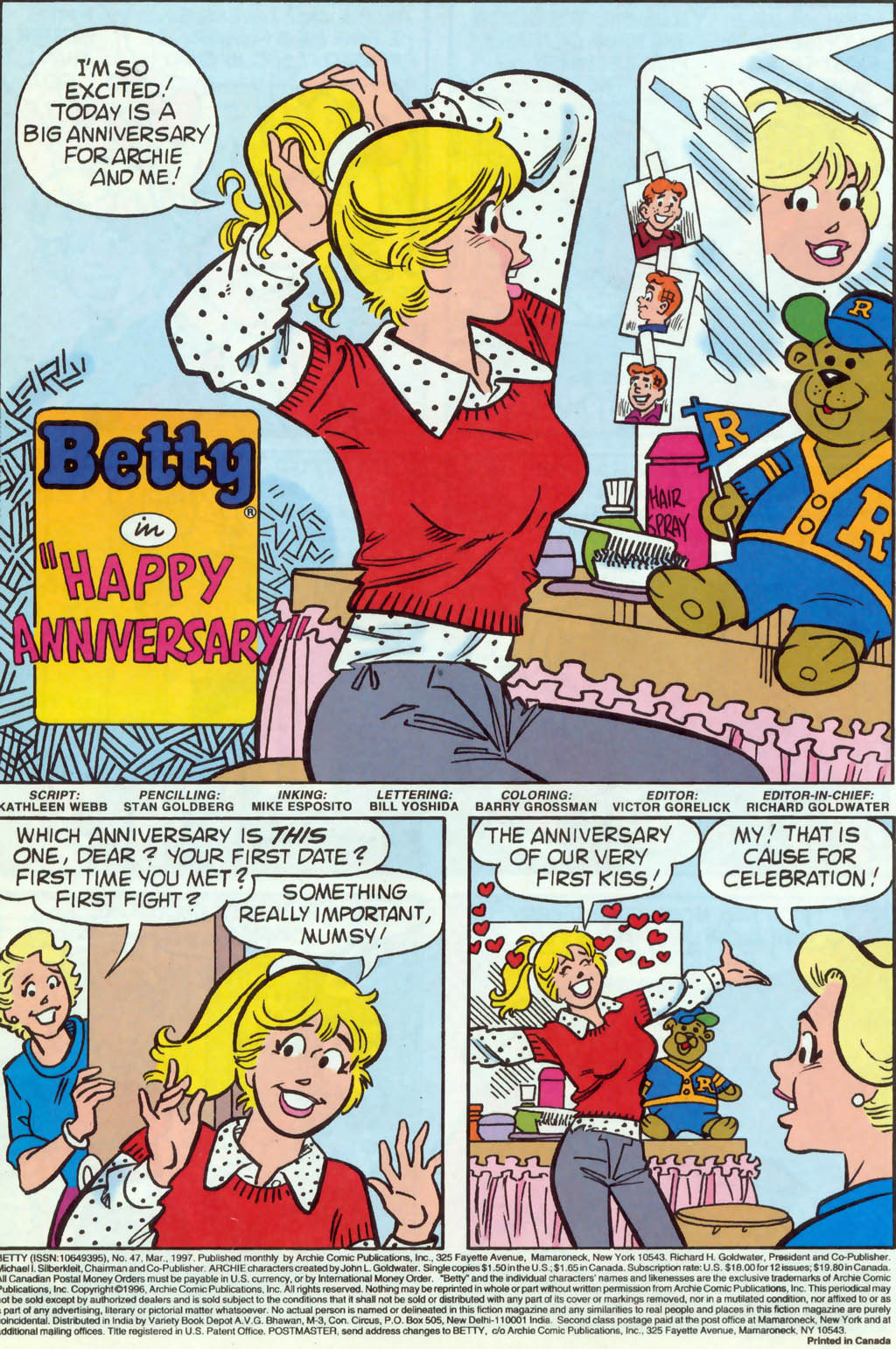 Read online Betty comic -  Issue #47 - 2