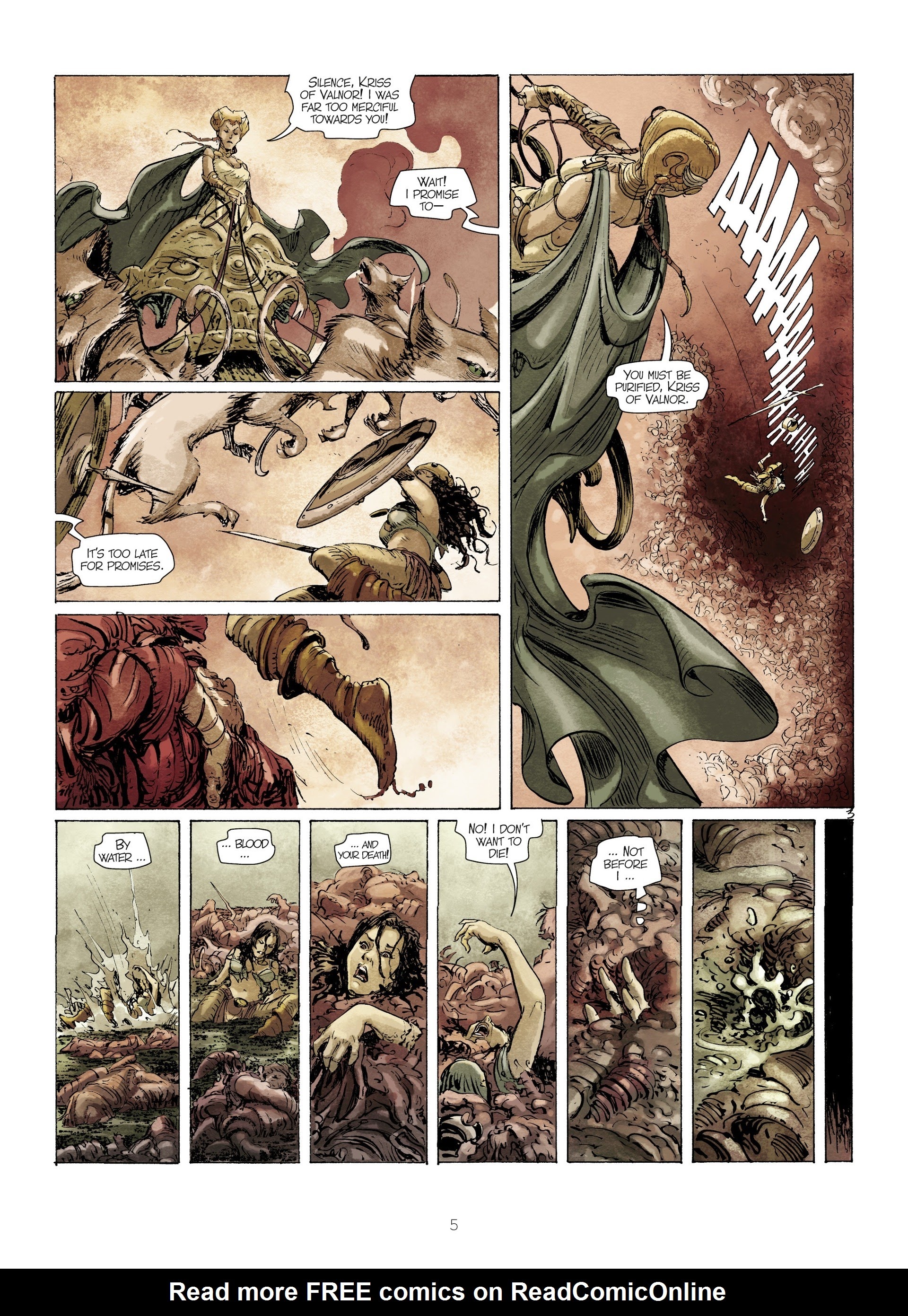 Read online Kriss of Valnor: Red as the Raheborg comic -  Issue # Full - 7