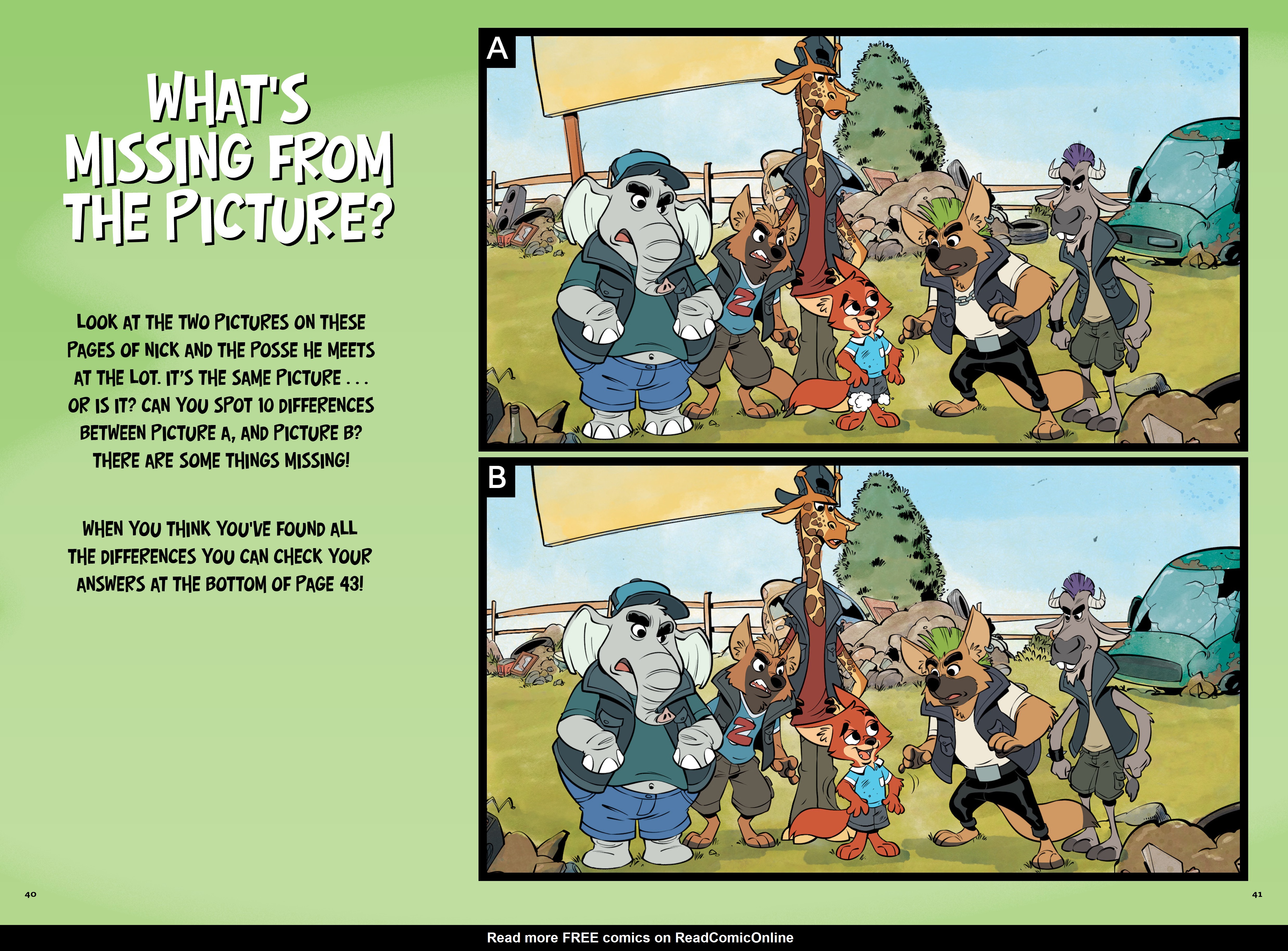 Read online Zootopia: A Hard Day's Work comic -  Issue # Full - 40