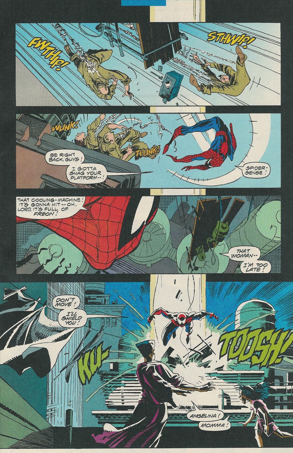 Read online Spider-Man (1990) comic -  Issue #17 - No One Gets Outta Here Alive - 4