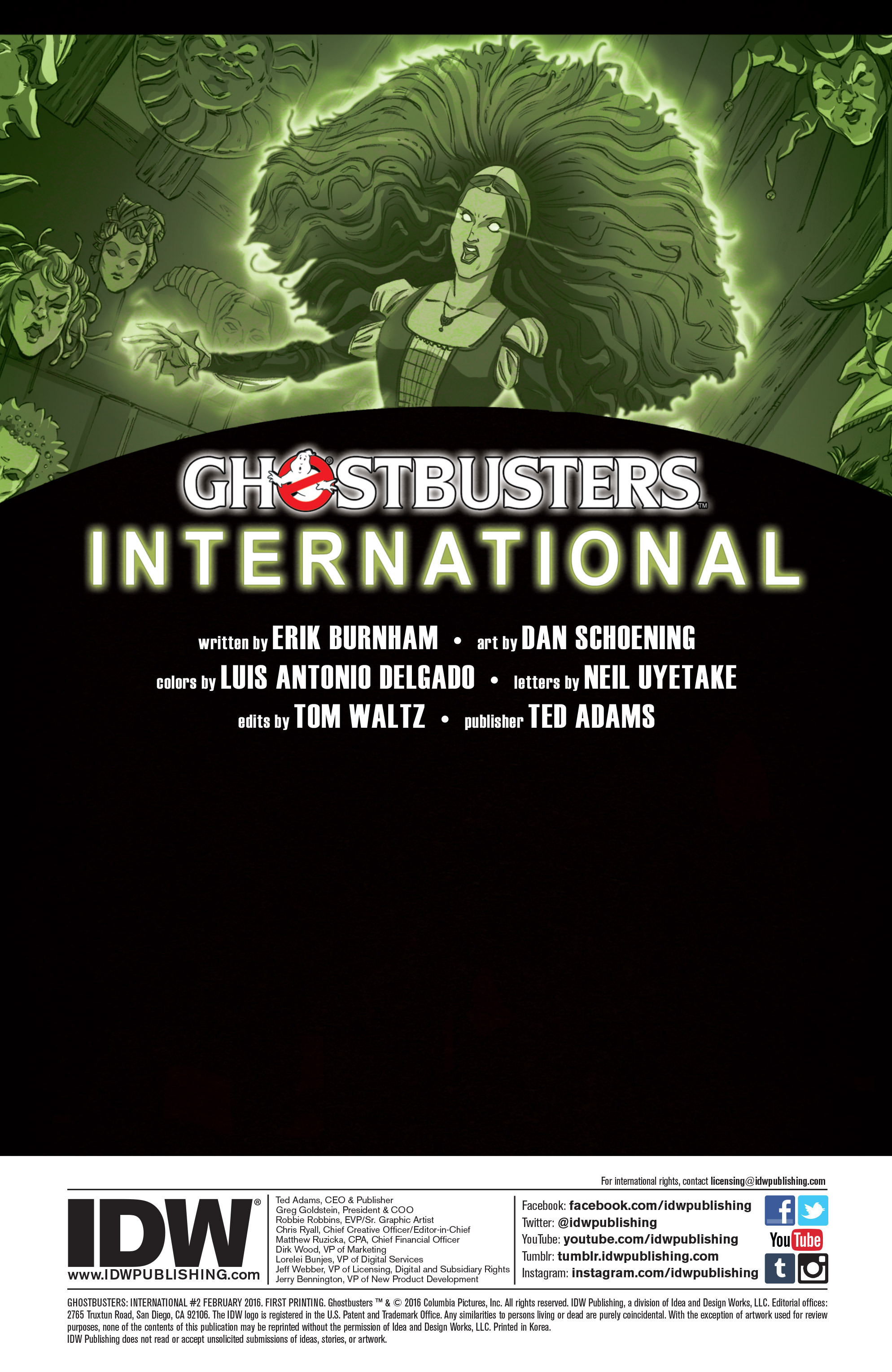 Read online Ghostbusters: International comic -  Issue #2 - 2