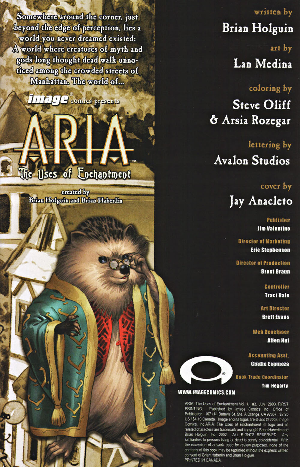 Read online Aria: The Uses of Enchantment comic -  Issue #3 - 3