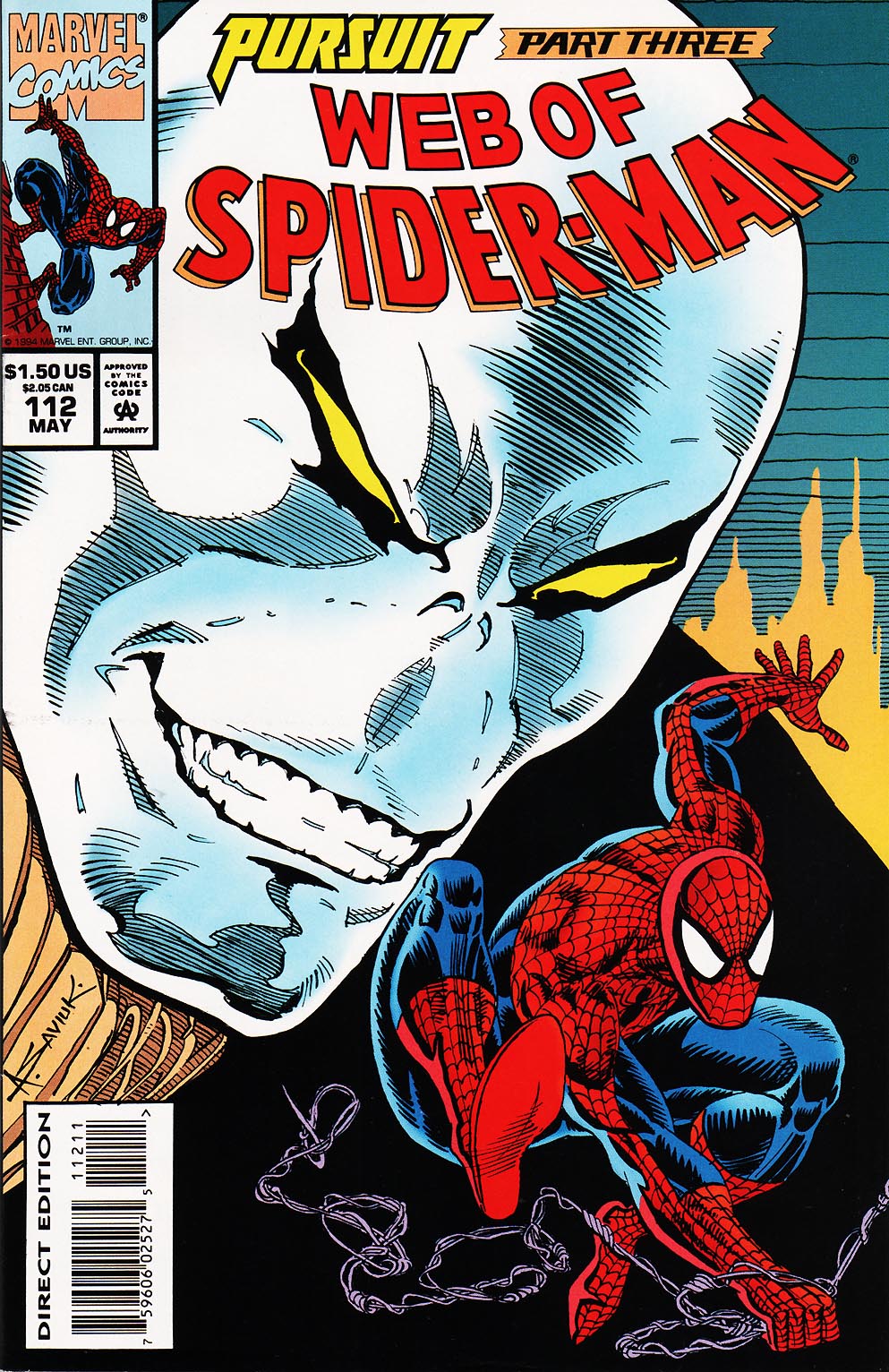 Read online Web of Spider-Man (1985) comic -  Issue #112 - 1